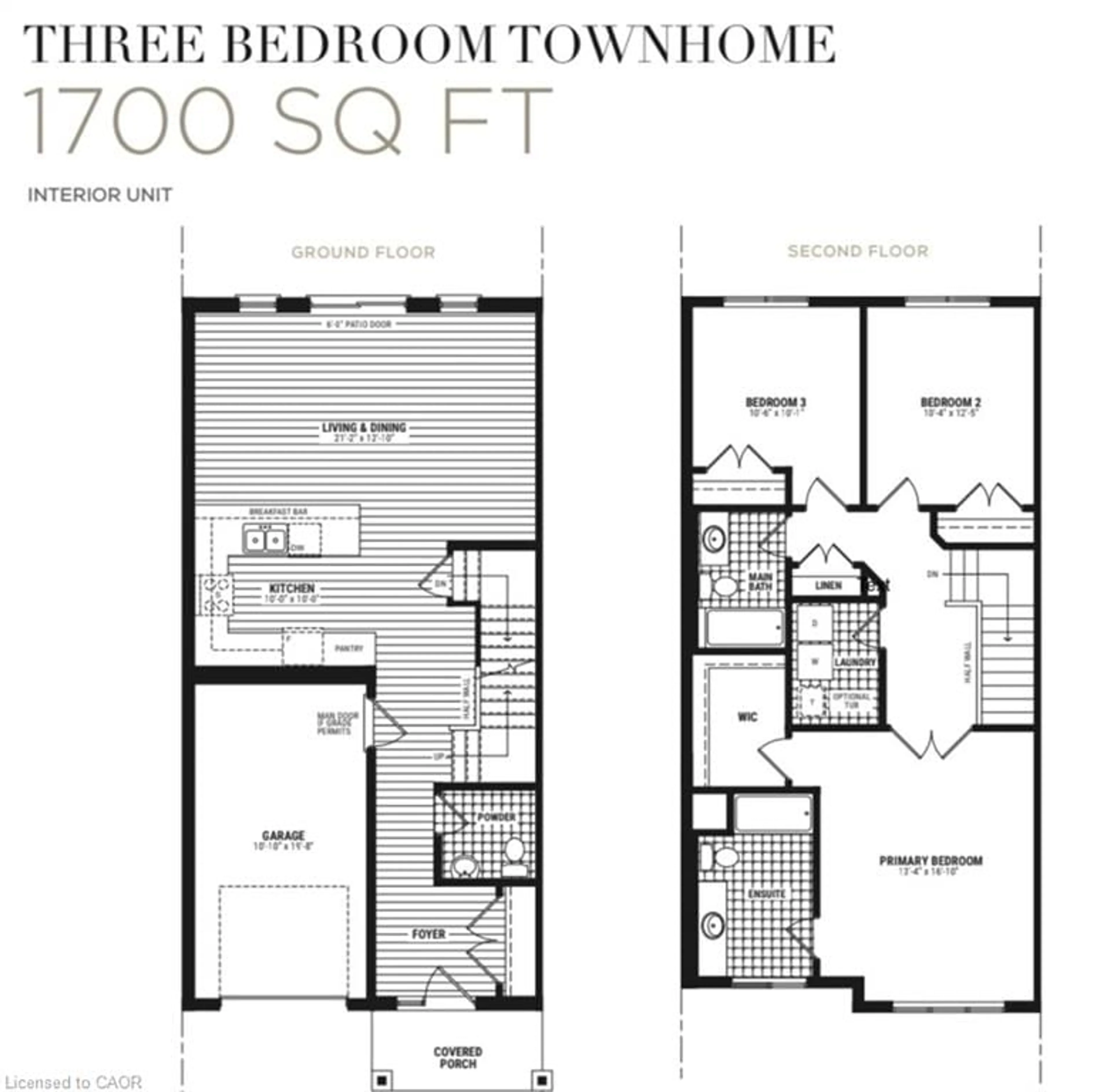 Floor plan for 23 DONALD Fraser Lane, Rockwood Ontario N0B 1K0