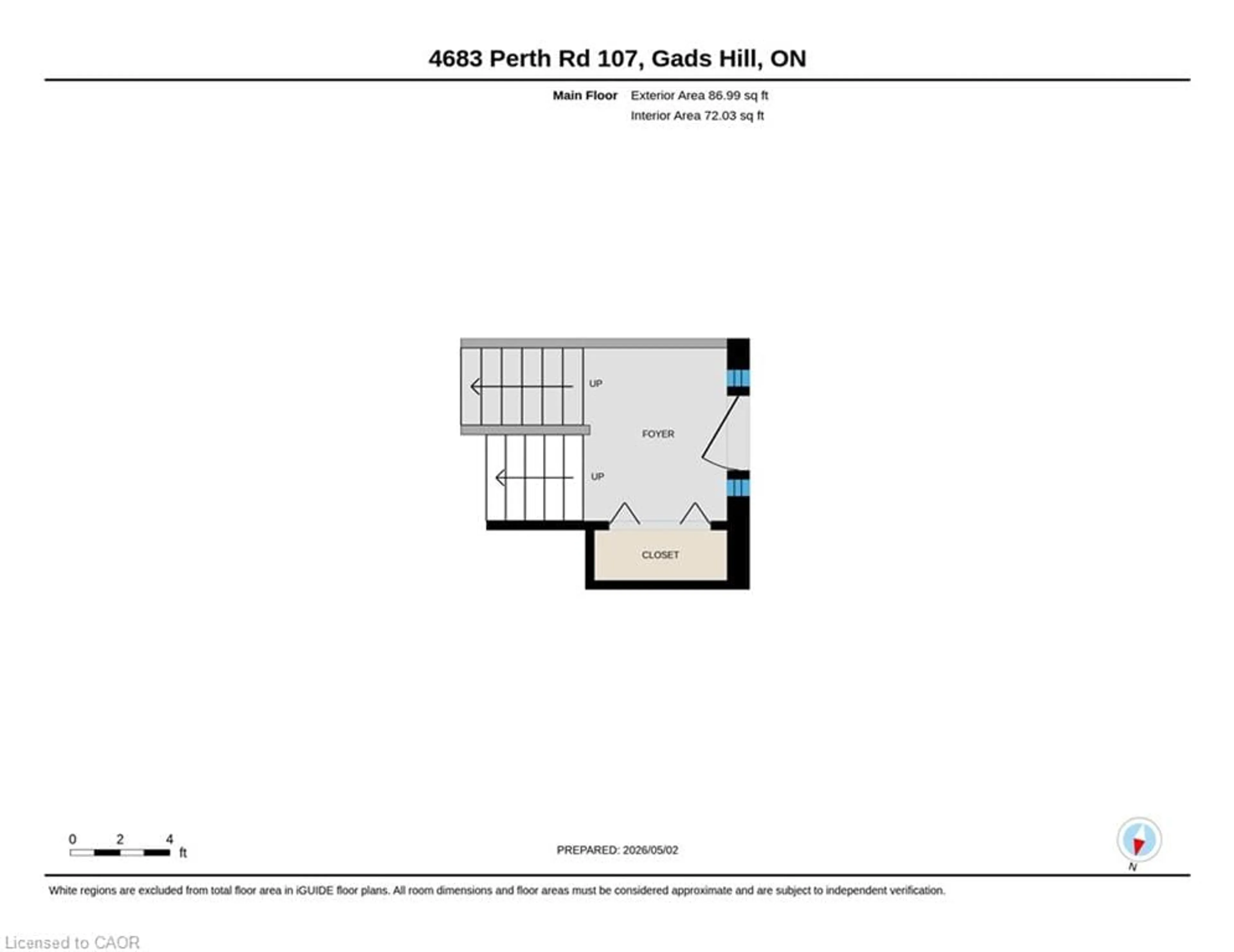 Floor plan for 4683 Road 107 Rd, Stratford Ontario N5A 6S2