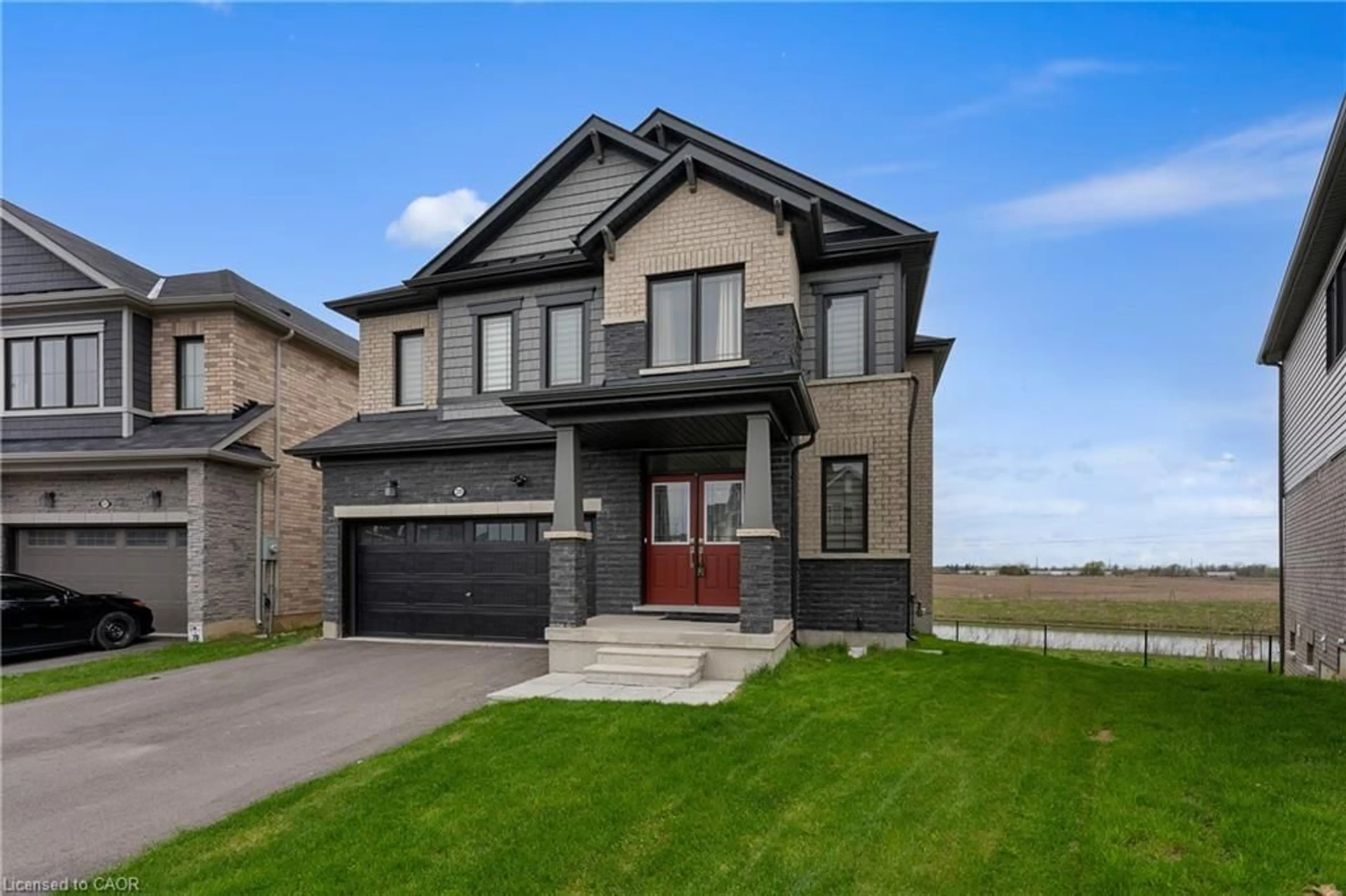 Home with brick exterior material, street for 229 Vanilla Trail, Thorold Ontario L2V 0L3