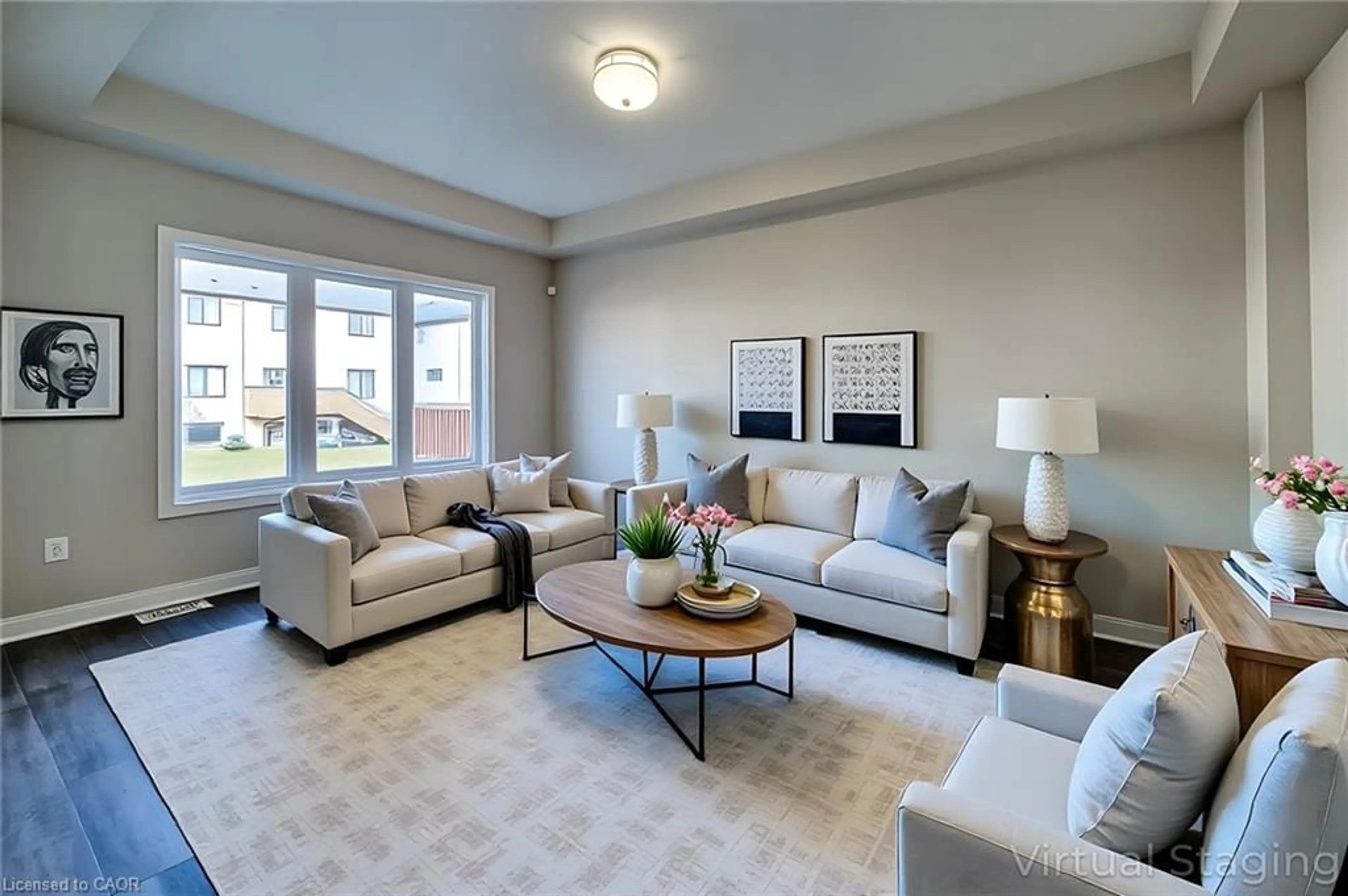 Living room with furniture, carpet floor for 111 Alicia Cres, Thorold Ontario L2V 0M2