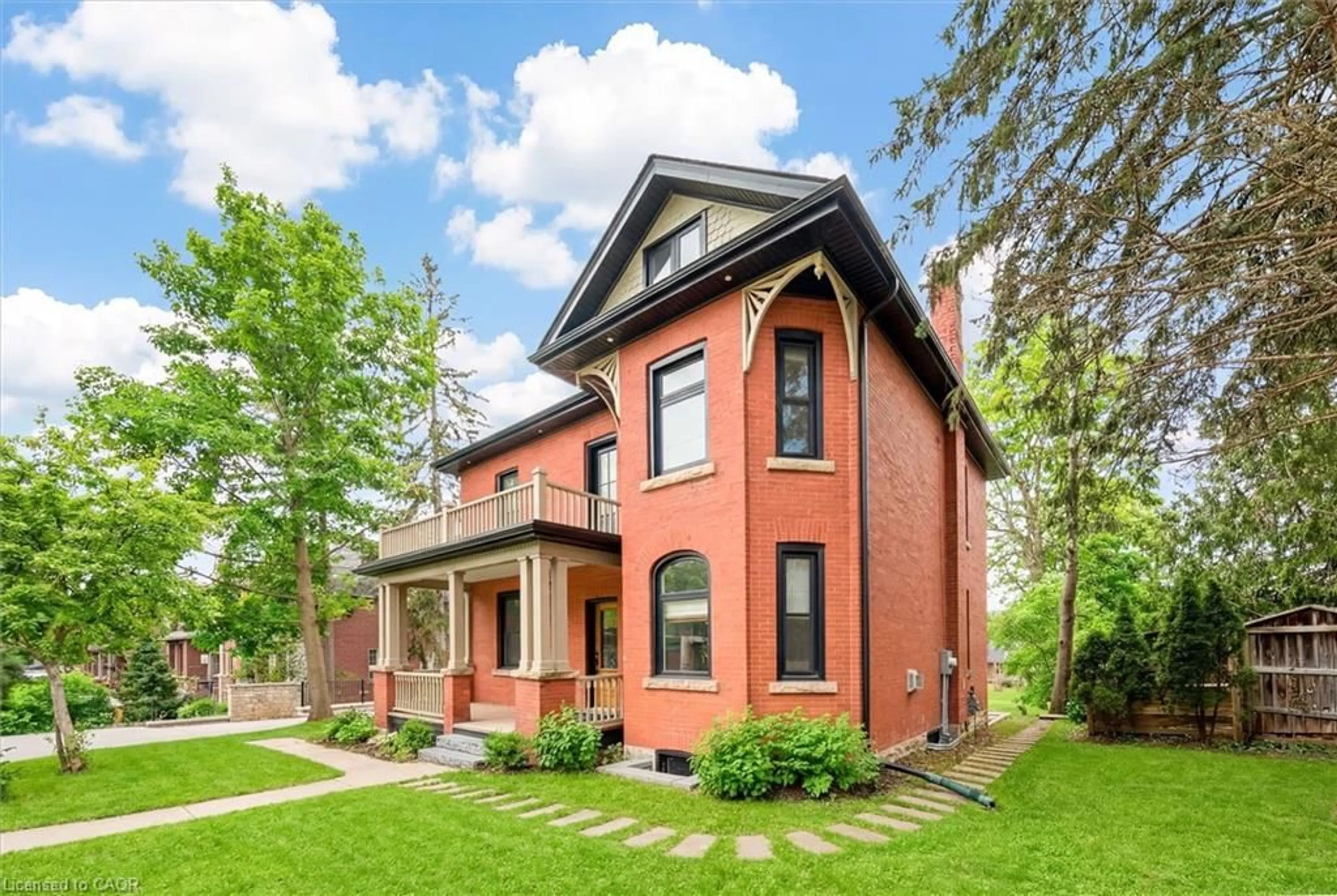 Home with brick exterior material, street for 292 Geddes St, Elora Ontario N0B 1S0