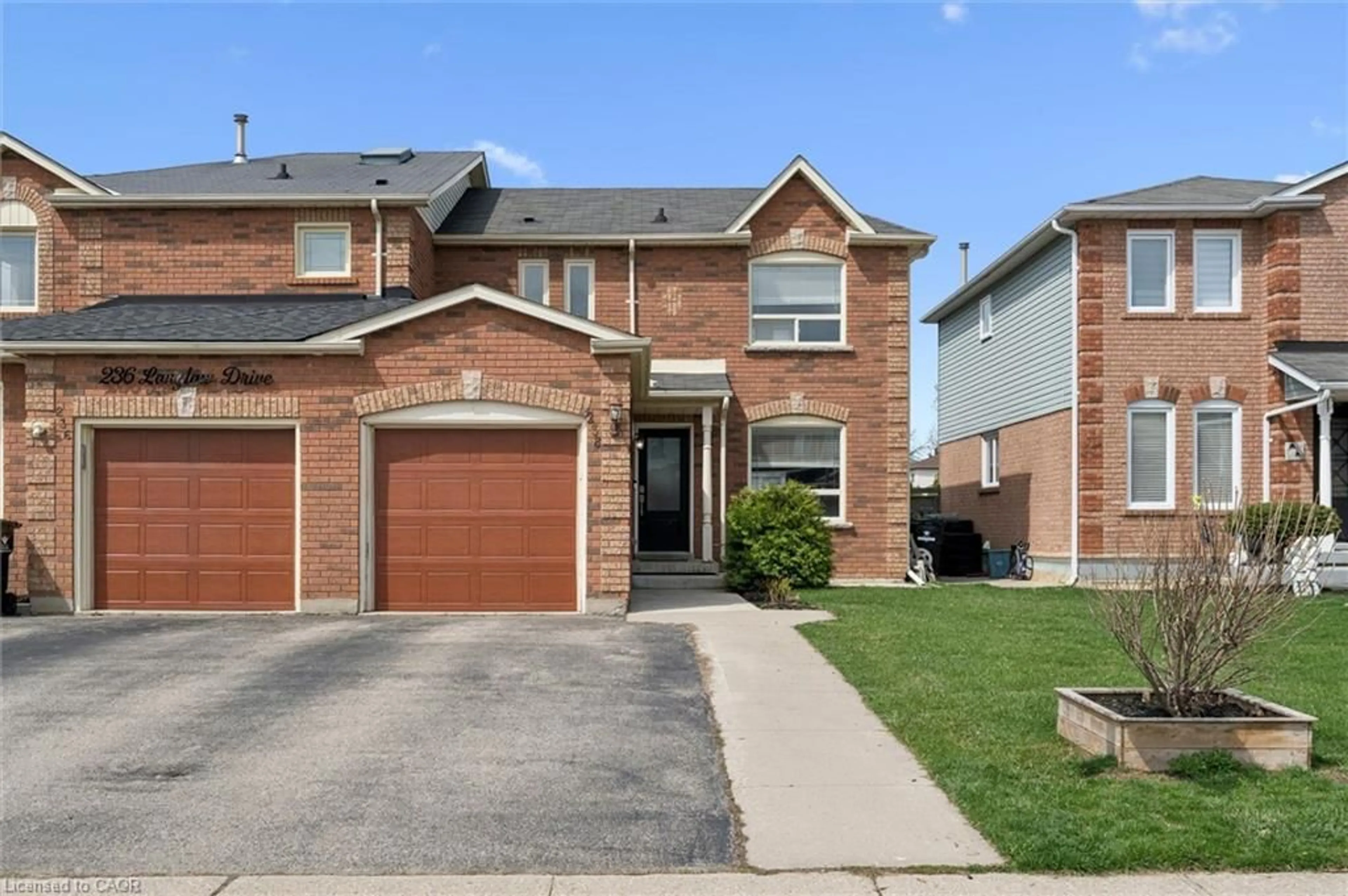 Home with brick exterior material, street for 238 Langlaw Dr, Cambridge Ontario N1P 1B6