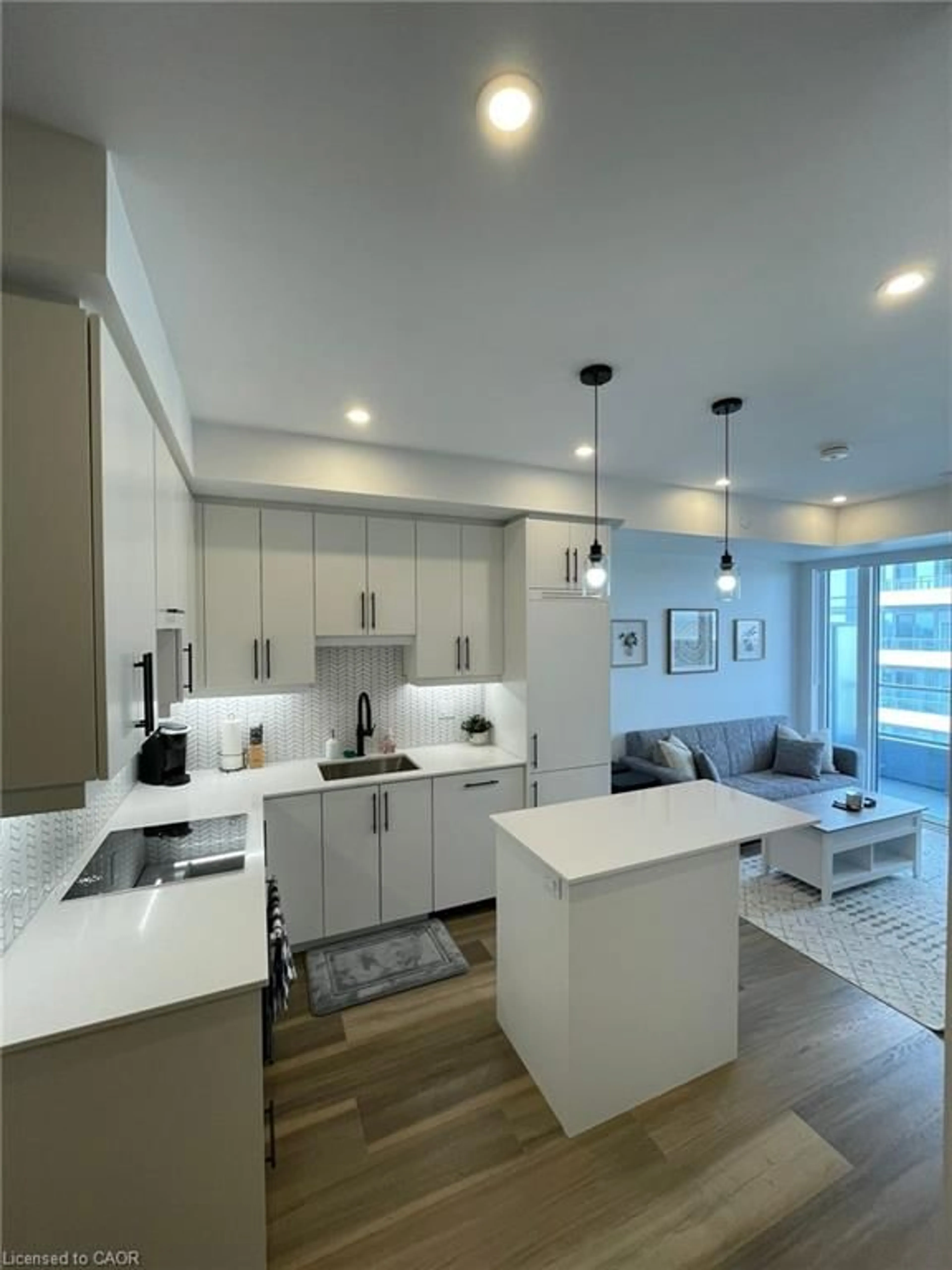 Open concept kitchen, unknown for 15 Wellington St #1701, Kitchener Ontario N2G 0E4