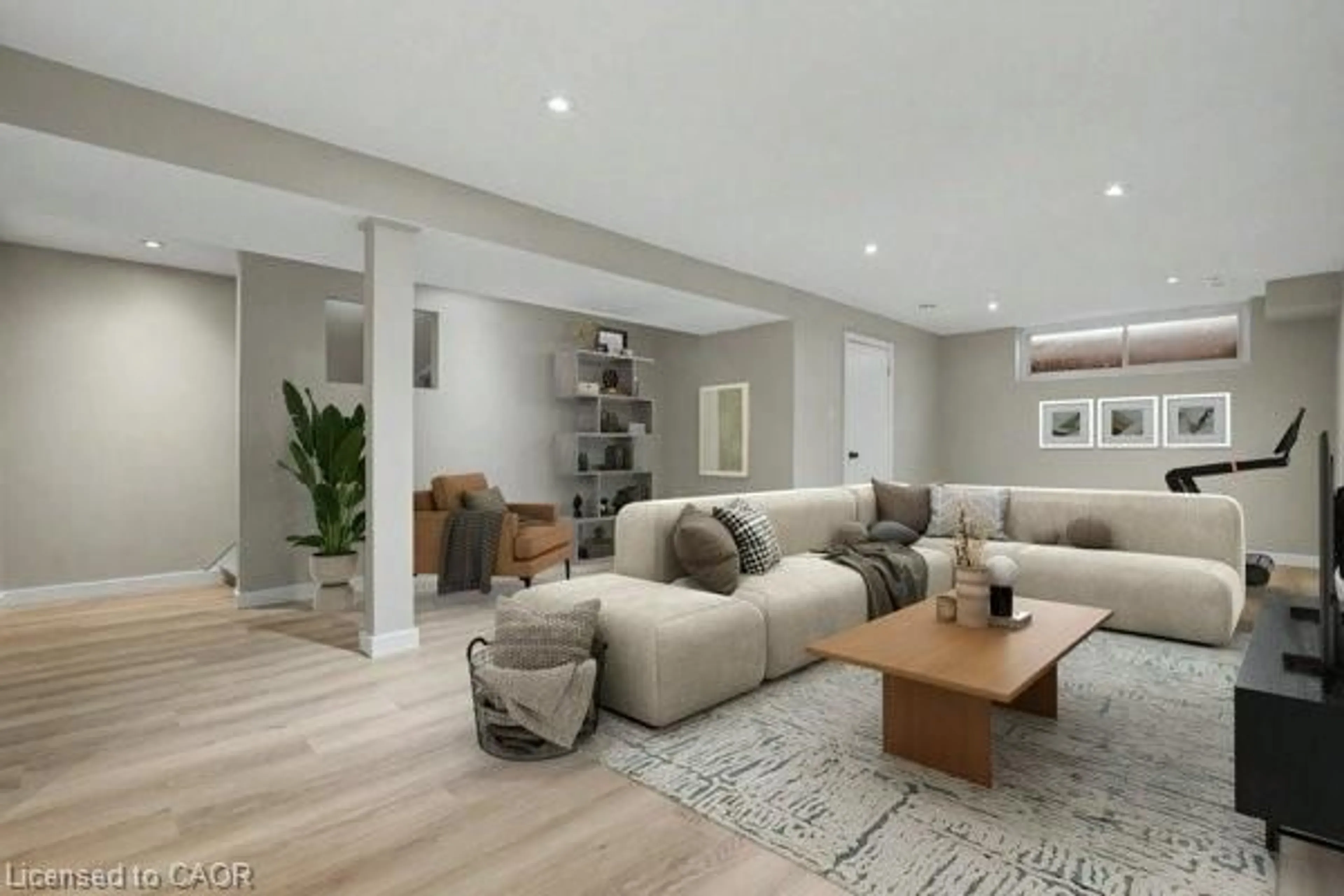 Living room with furniture, unknown for 104 Ralgreen Cres, Kitchener Ontario N2M 1T9