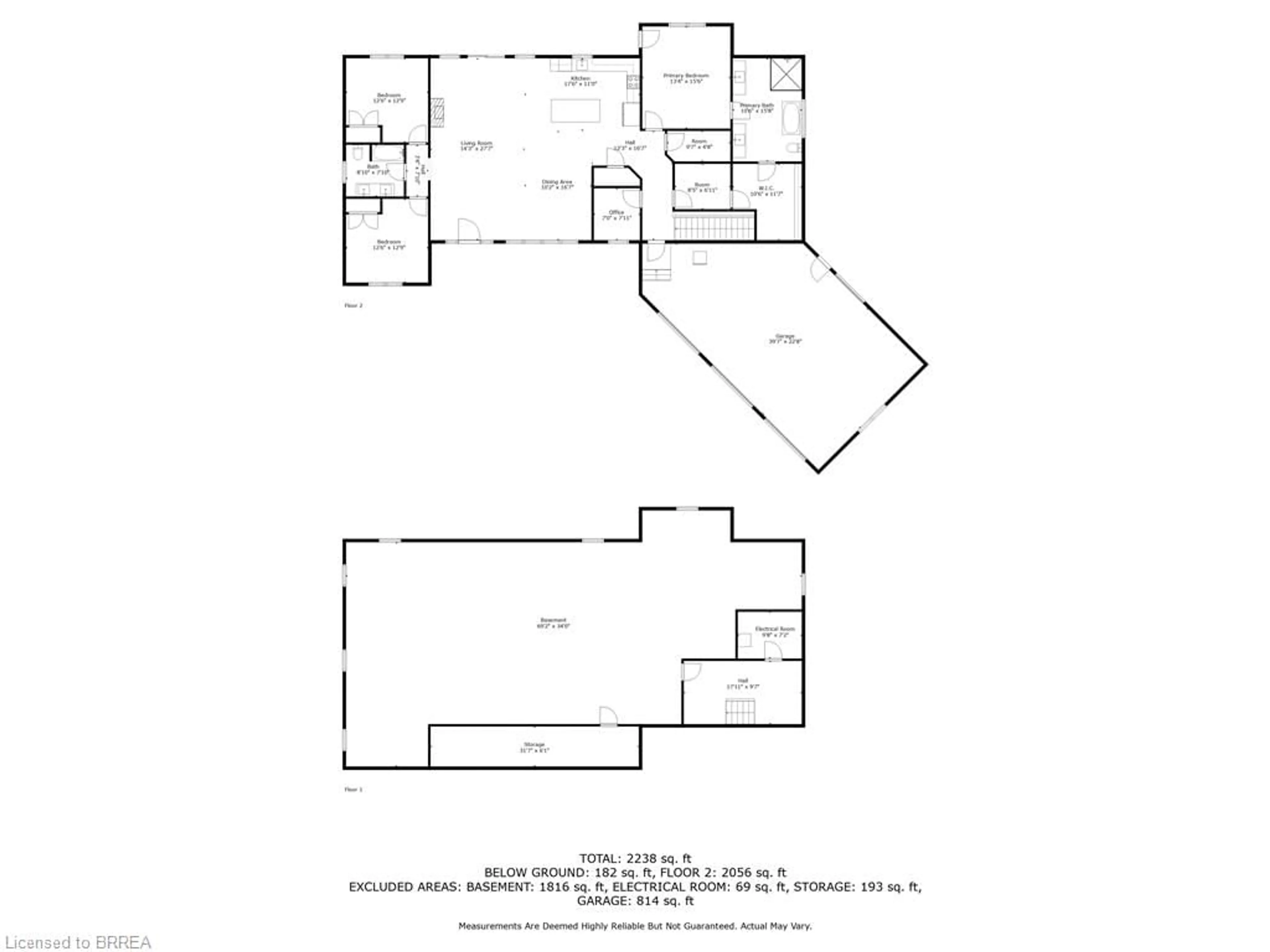 Floor plan for 270 Talbot St, Courtland Ontario N0J 1E0