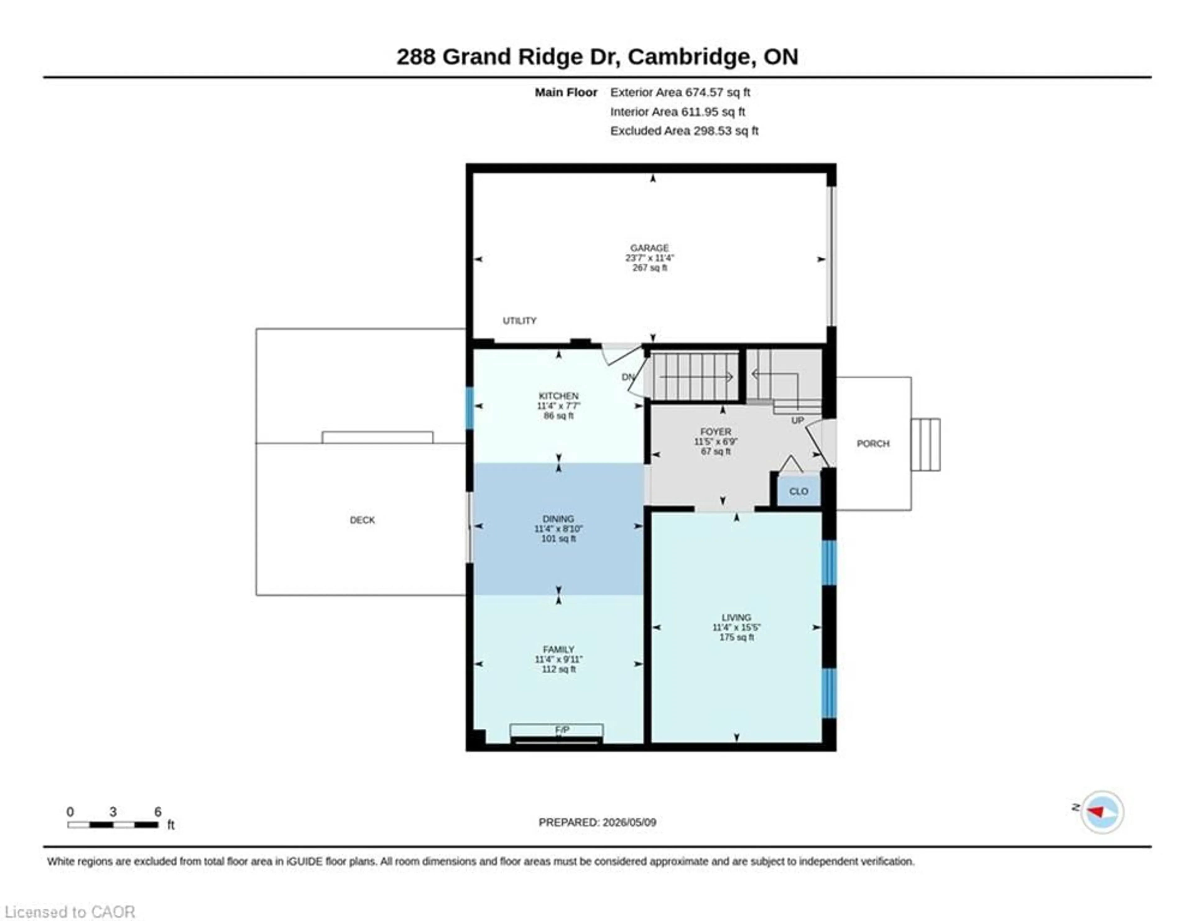Floor plan for 288 Grand Ridge Dr, Cambridge Ontario N1S 4X1