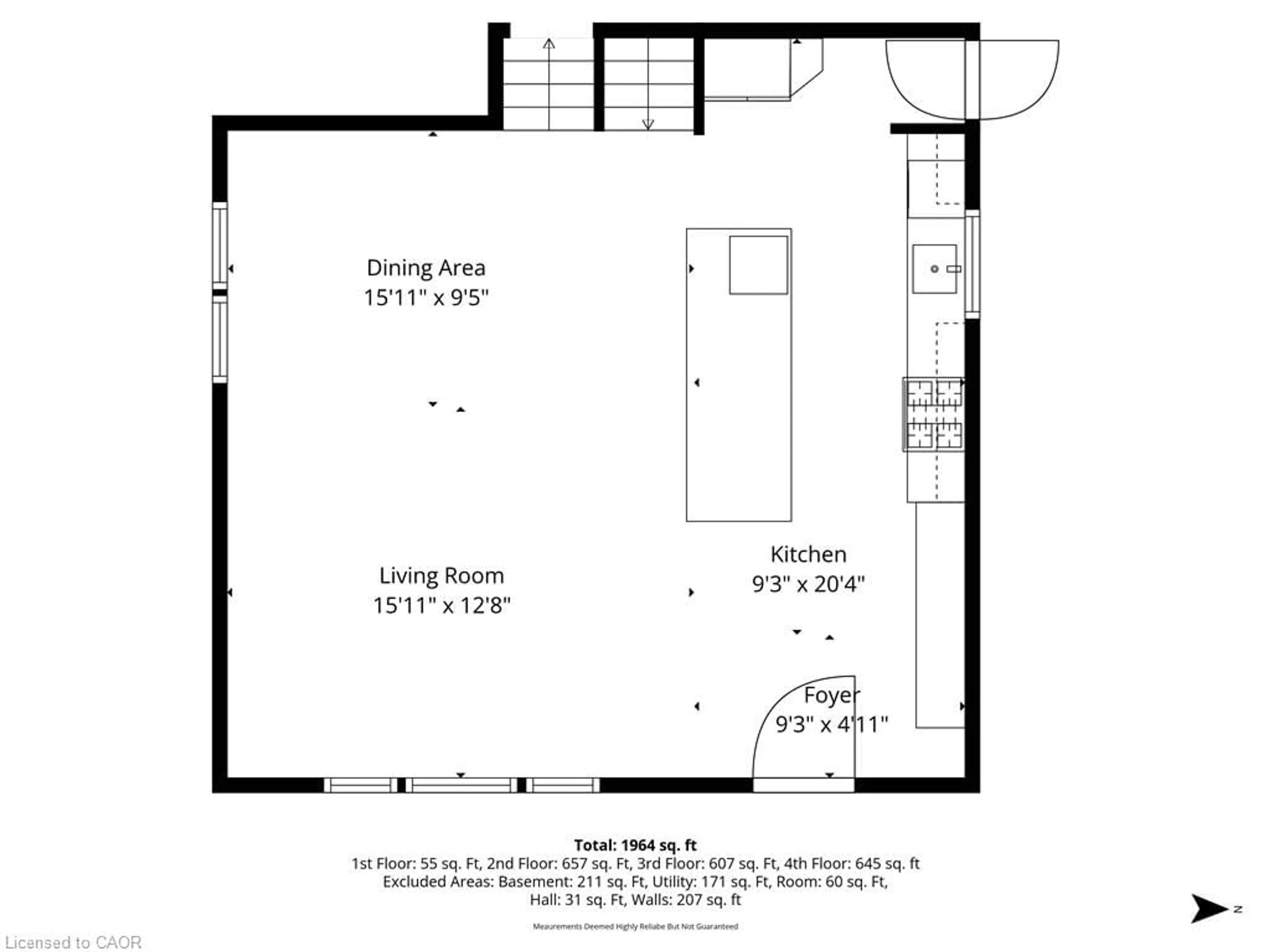 Floor plan for 485 Bentinck Dr, St. Clair Ontario N0N 1G0