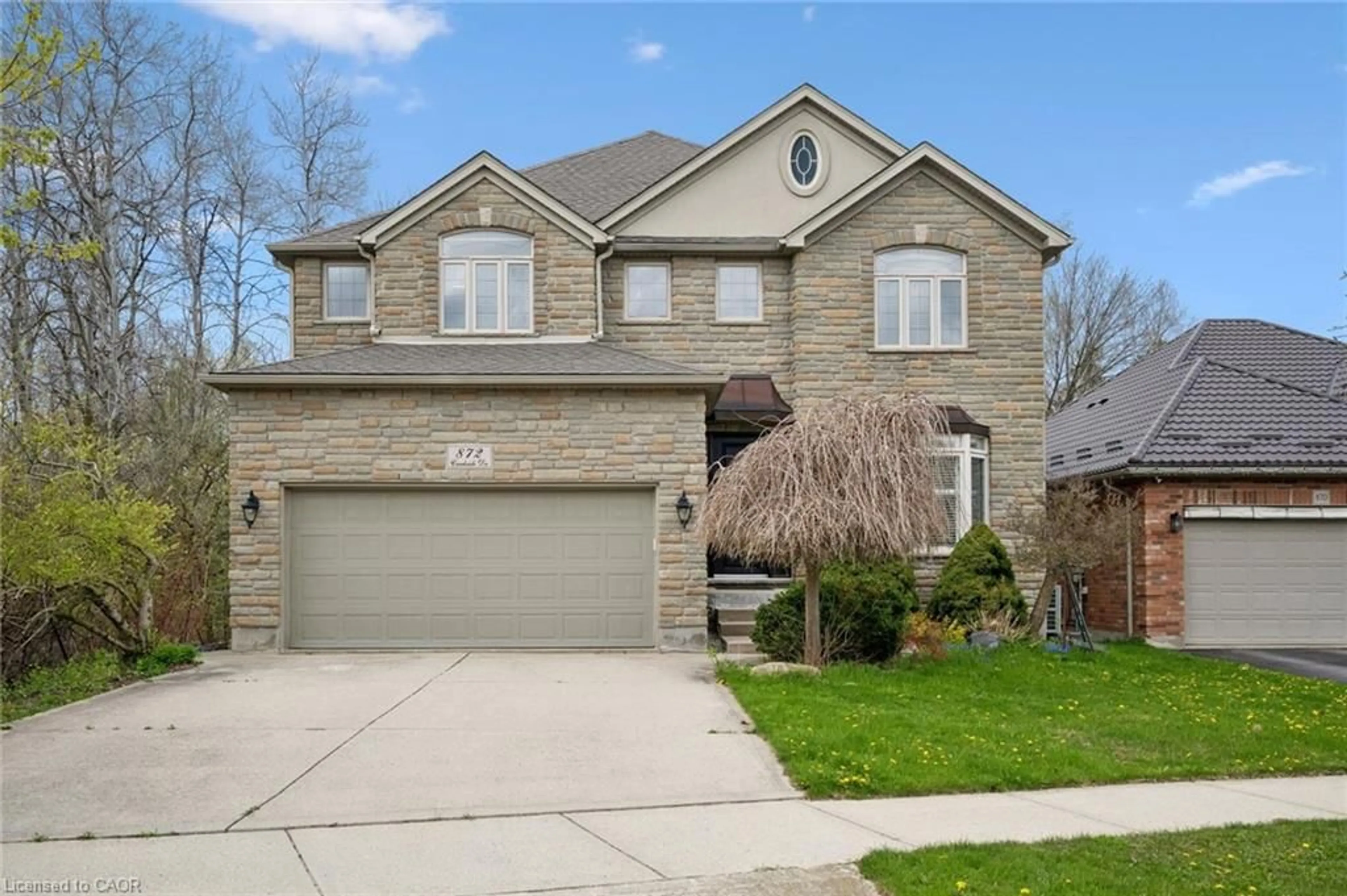 Home with brick exterior material, street for 872 Creekside Dr, Waterloo Ontario N2V 2S7