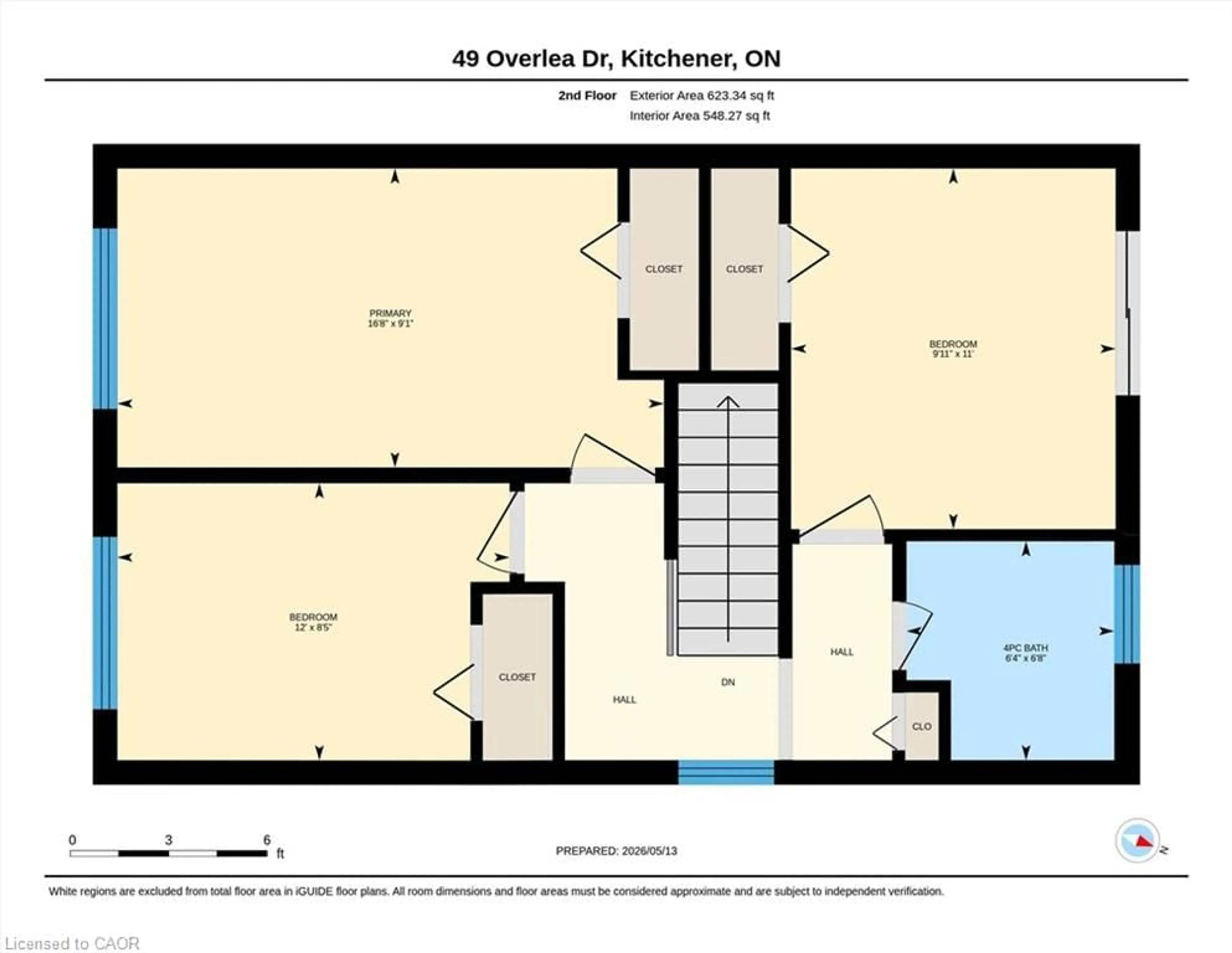 Floor plan for 49 Overlea Dr, Kitchener Ontario N2M 1S9