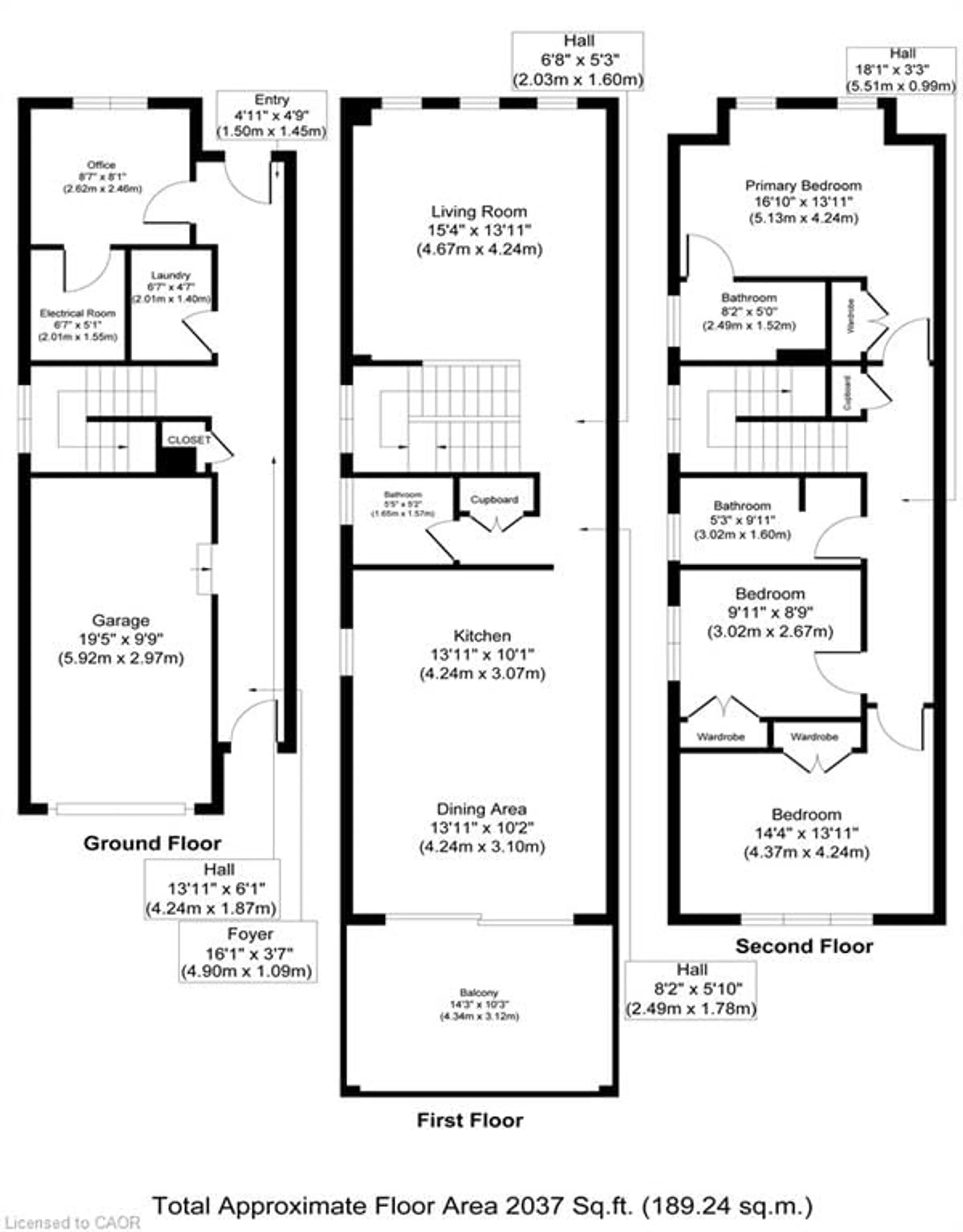 Floor plan for 8317 Mulberry Dr #35, Niagara Falls Ontario L2H 3S9