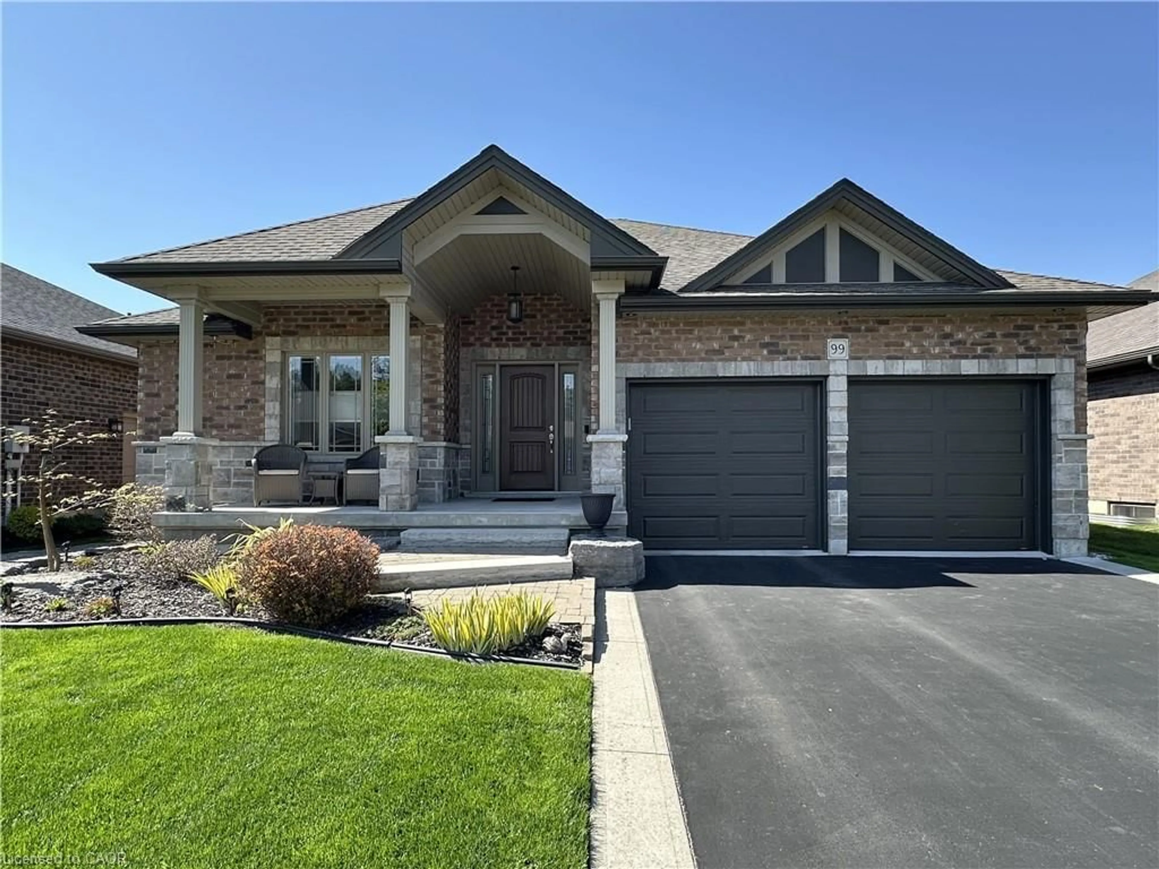 Home with brick exterior material, street for 99 Angler Ave, Port Dover Ontario N0A 1N3