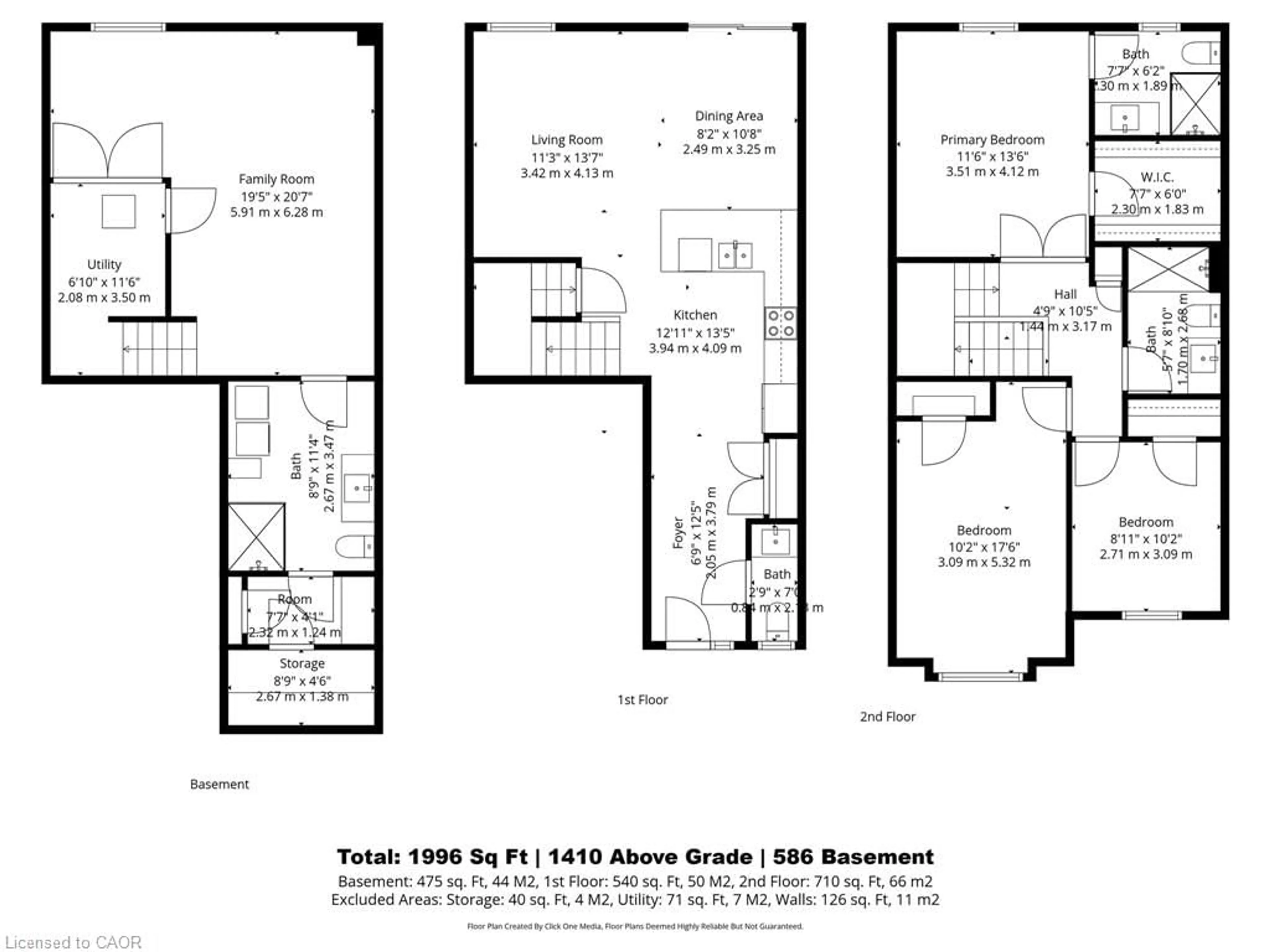 Floor plan for 84 Periwinkle Dr, Stoney Creek Ontario L0R 1P0