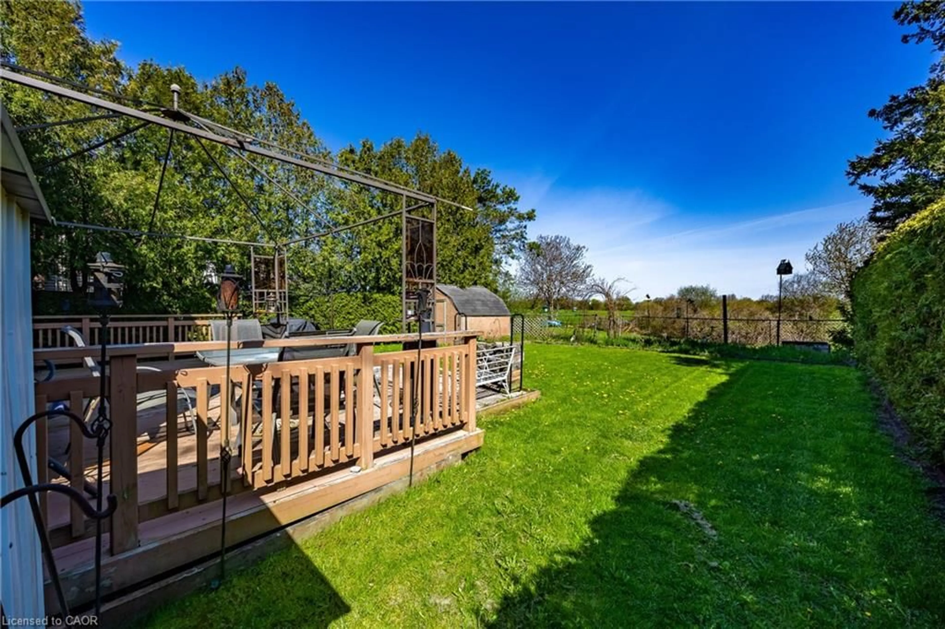 A pic from outside/outdoor area/front of a property/back of a property/a pic from drone, forest/trees view for 6 Stone Quarry Rd, Townsend Ontario N0A 1S0