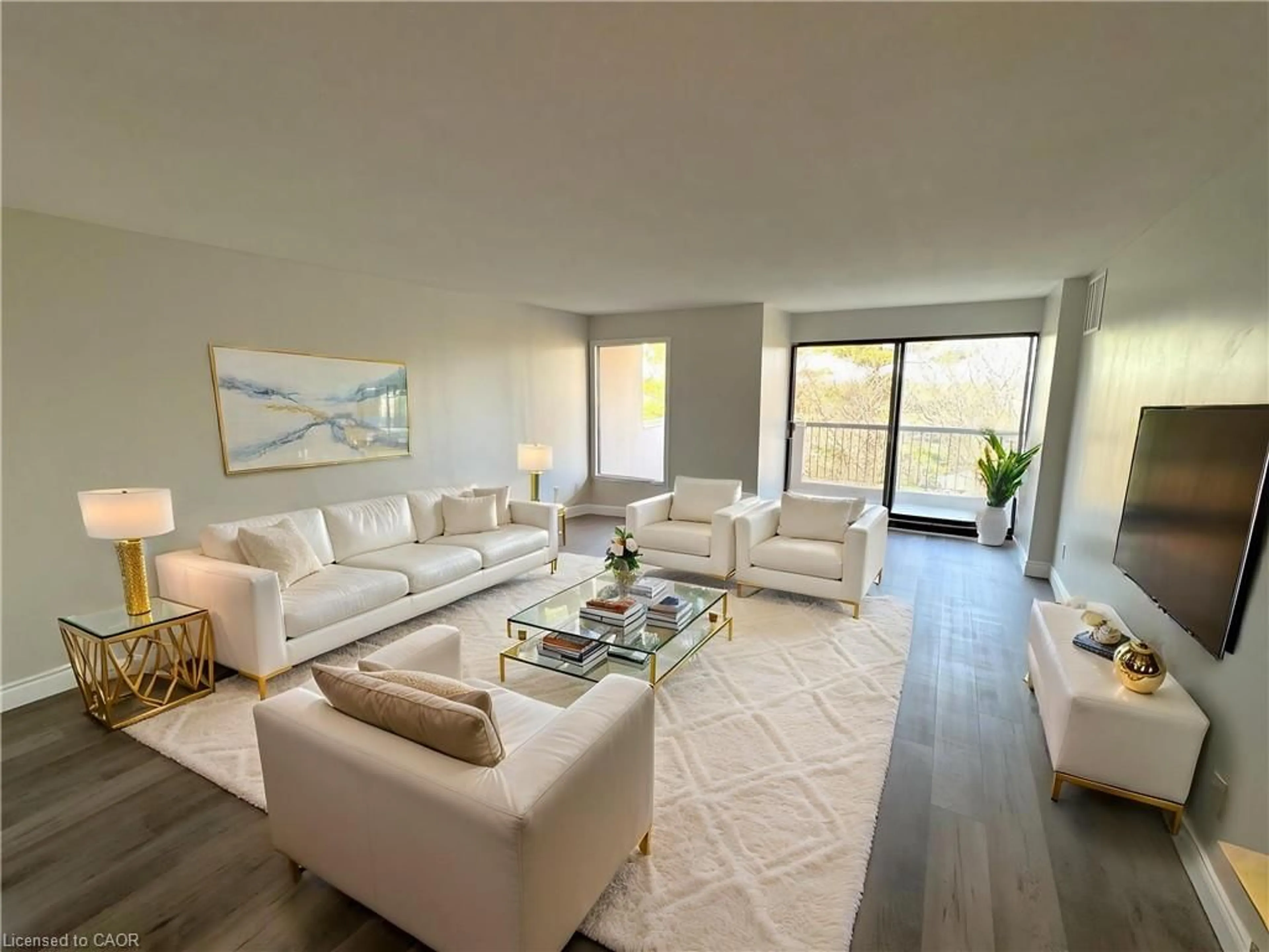 Living room with furniture, unknown for 260 Sheldon Ave #508, Kitchener Ontario N2H 6P2