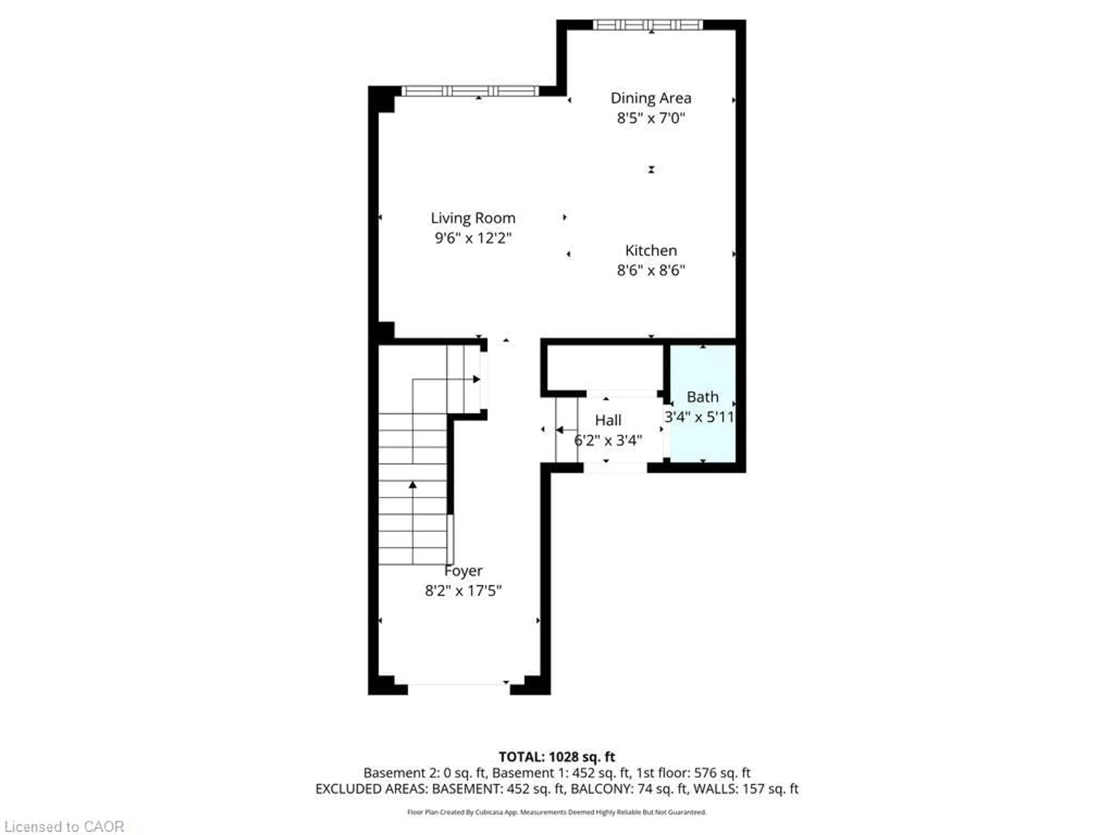 Floor plan for 35 Arnold Marshall Blvd, Caledonia Ontario N3W 0B3