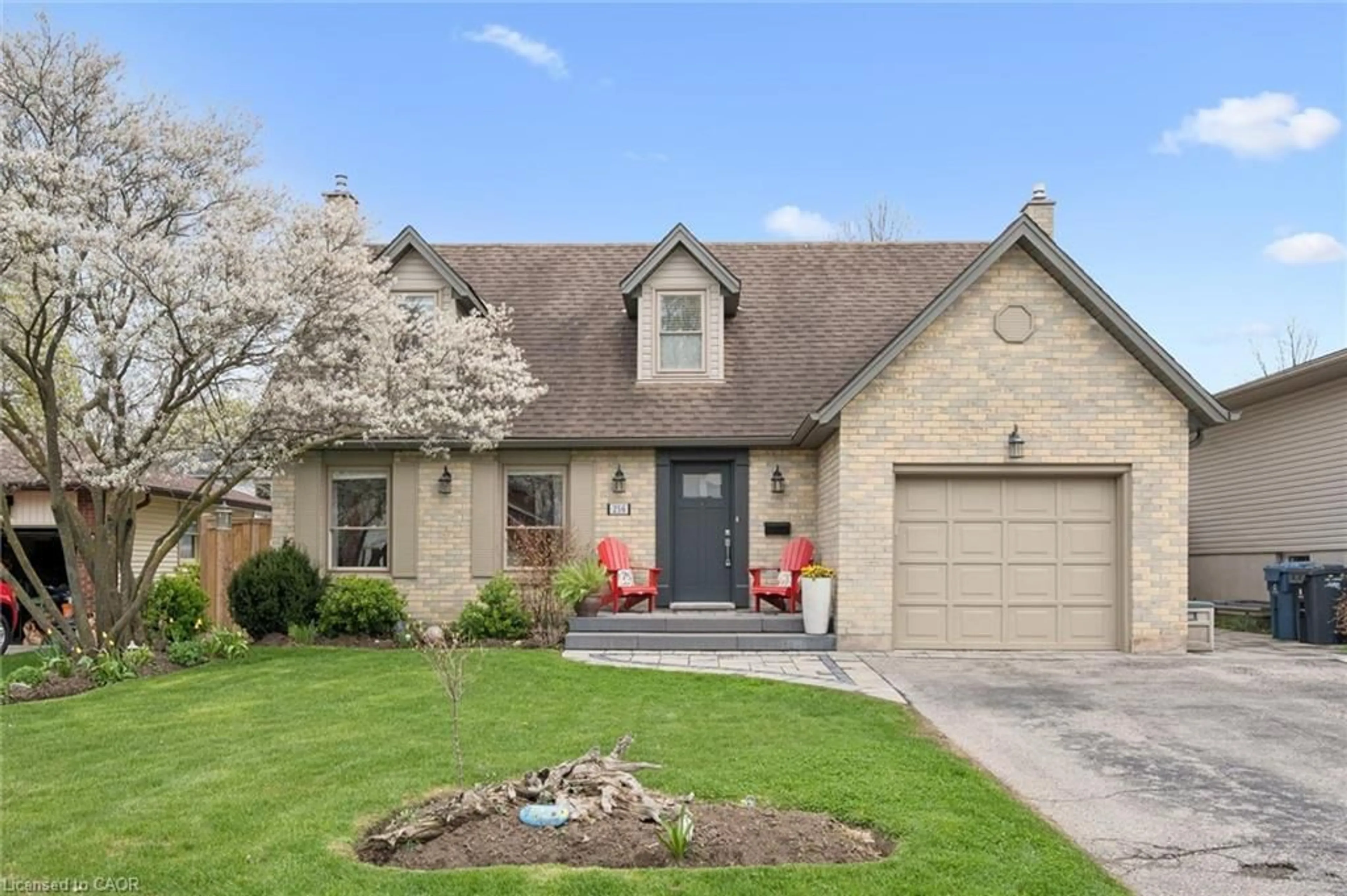 Home with brick exterior material, street for 256 West Acres Dr, Guelph Ontario N1H 7P1