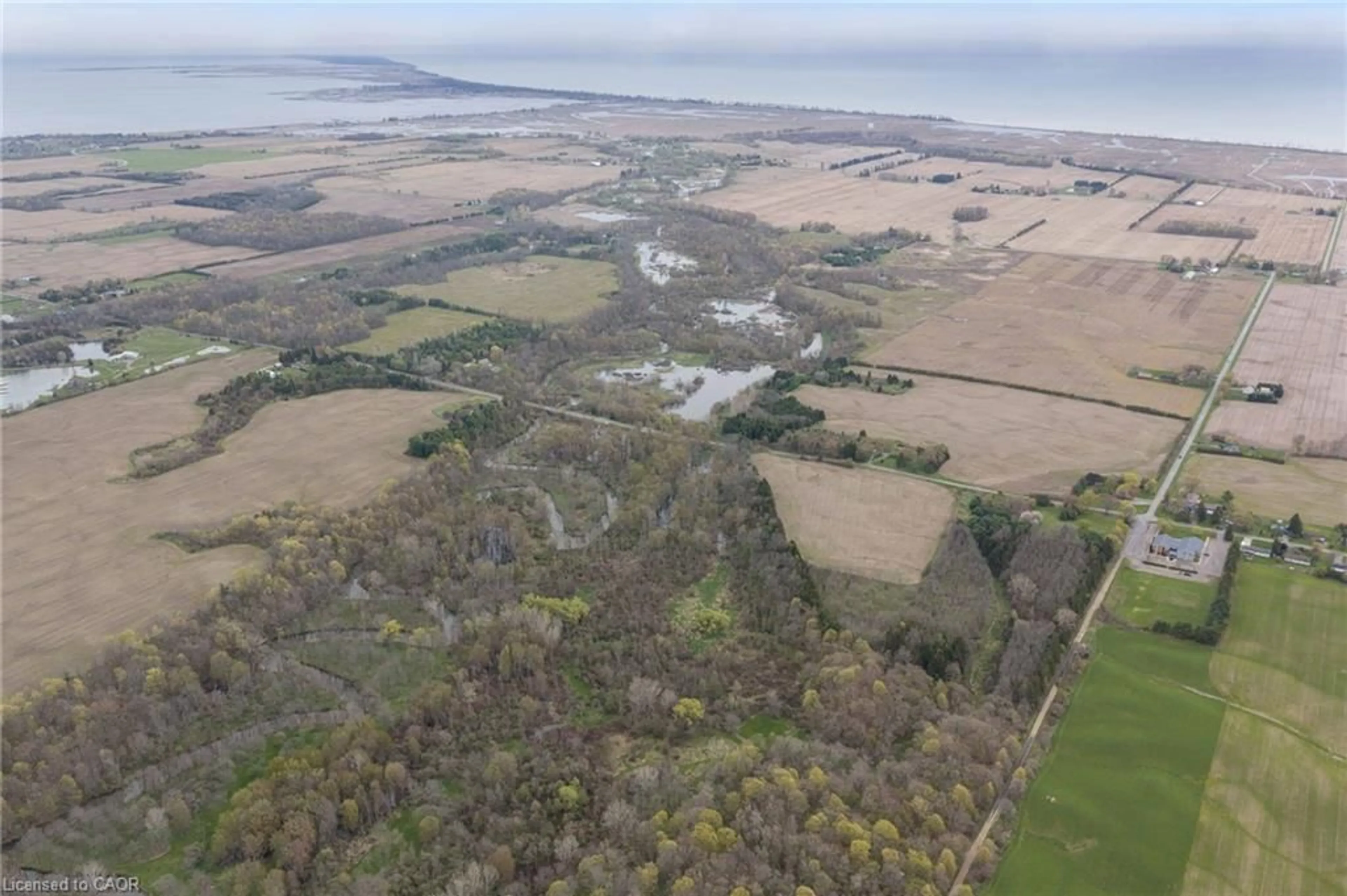 A pic from outside/outdoor area/front of a property/back of a property/a pic from drone, forest/trees view for SWAL CON 1 PT L Concession Rd 1 Rd, Clear Creek Ontario N0E 1C0