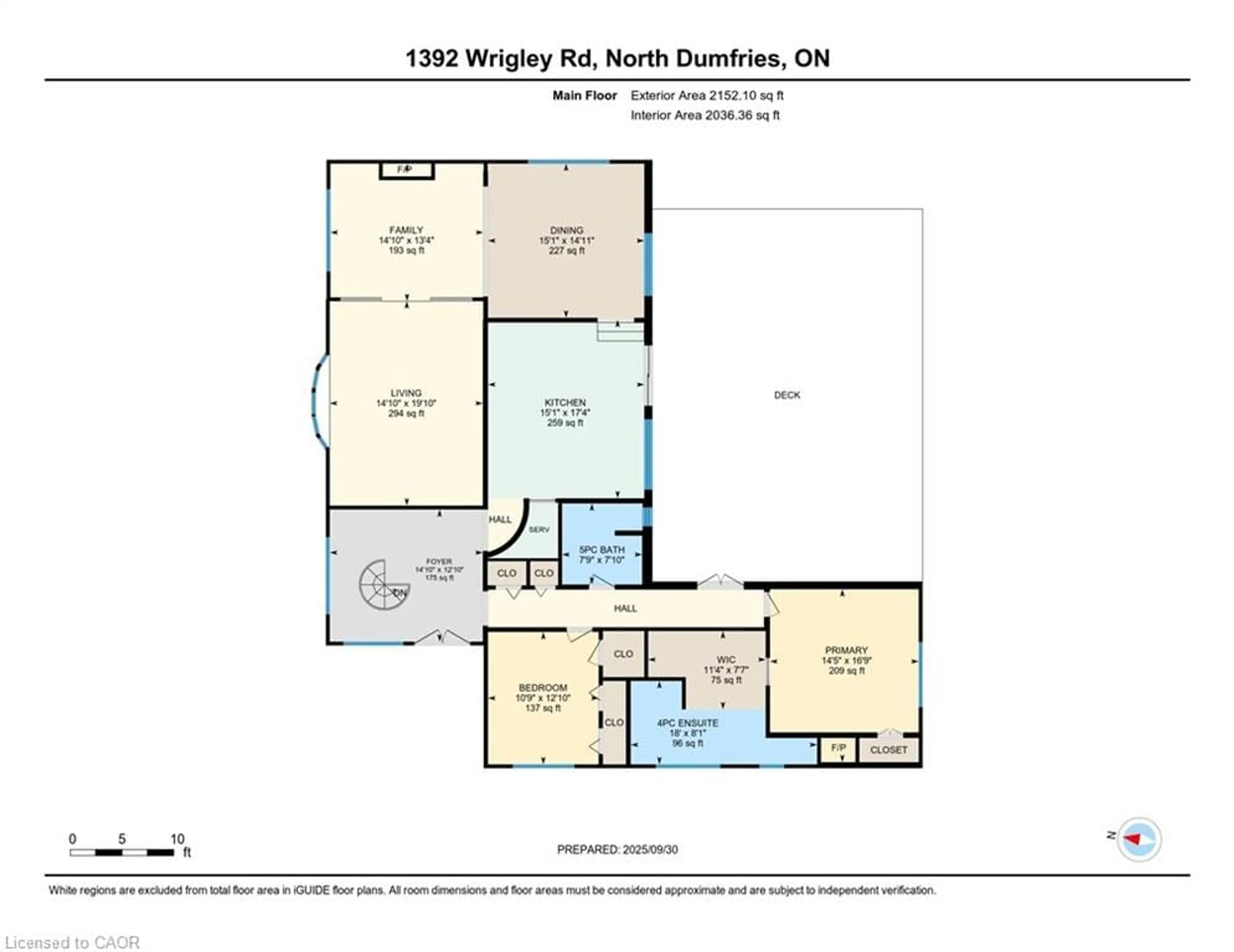 Floor plan for 1392 Wrigley Rd, Ayr Ontario N0B 1E0