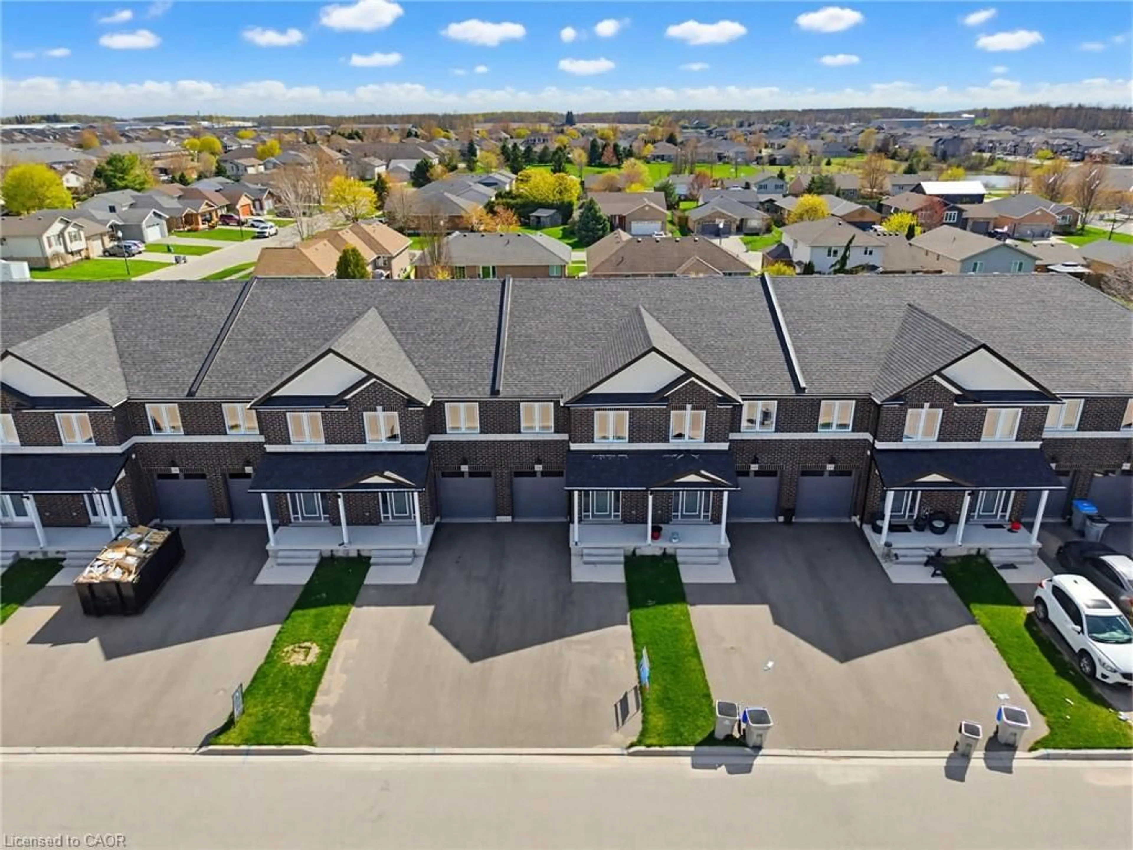 A pic from outside/outdoor area/front of a property/back of a property/a pic from drone, street for 232 Keeso Lane, Listowel Ontario N4W 0J3