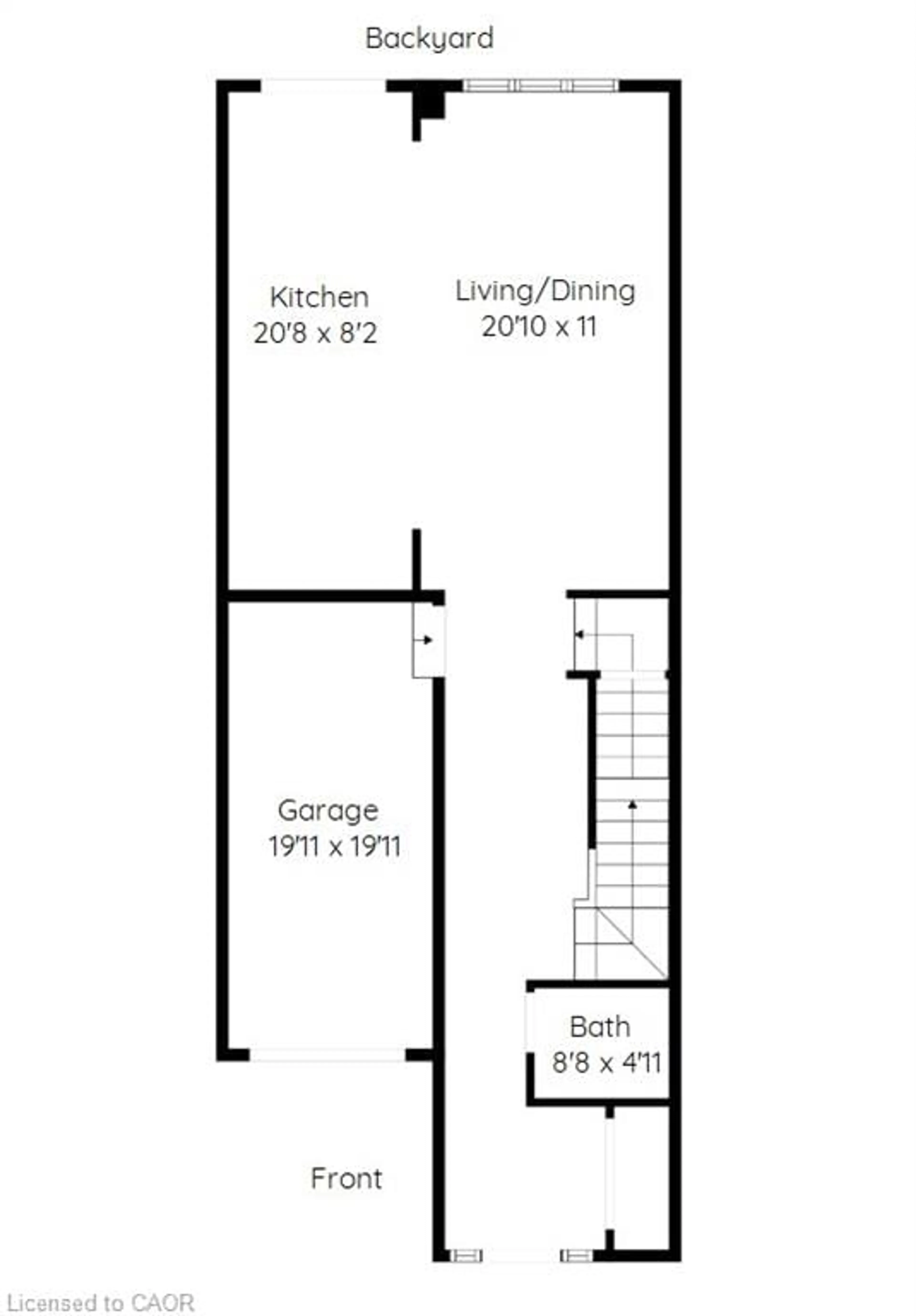 Floor plan for 88 Sycamore St, Welland Ontario L3C 0H8