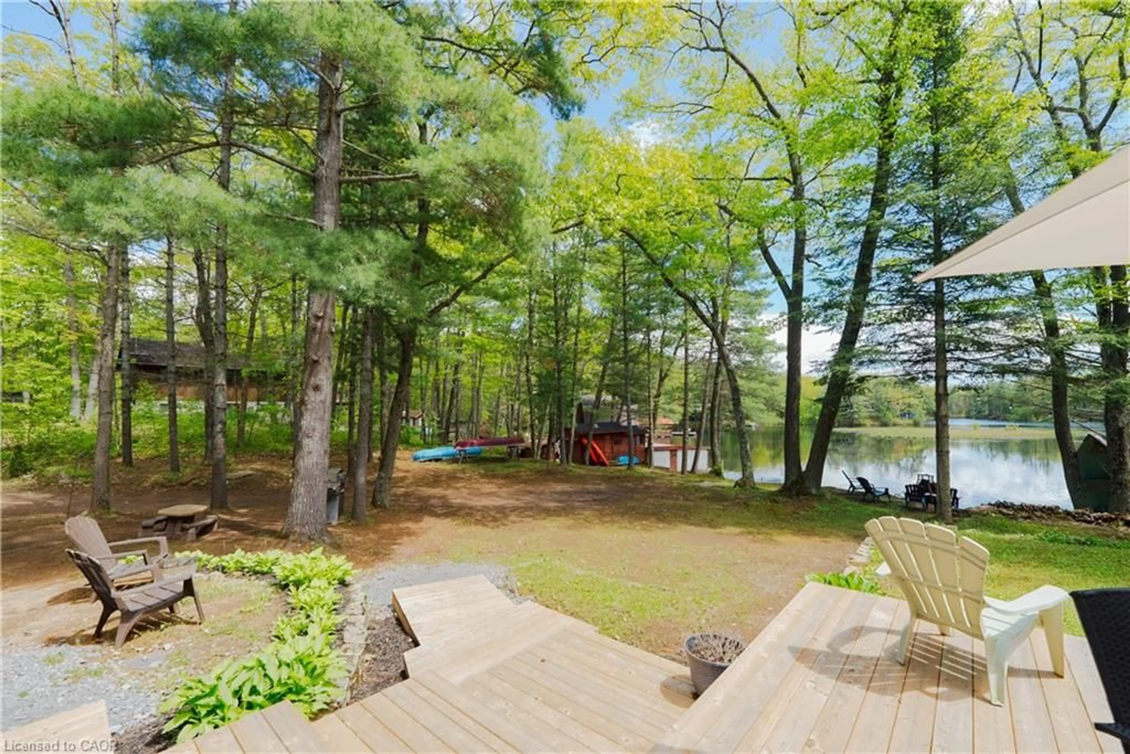 Patio, water/lake/river/ocean view for 847 West Kosh Rd, Havelock Ontario K0L 2H0
