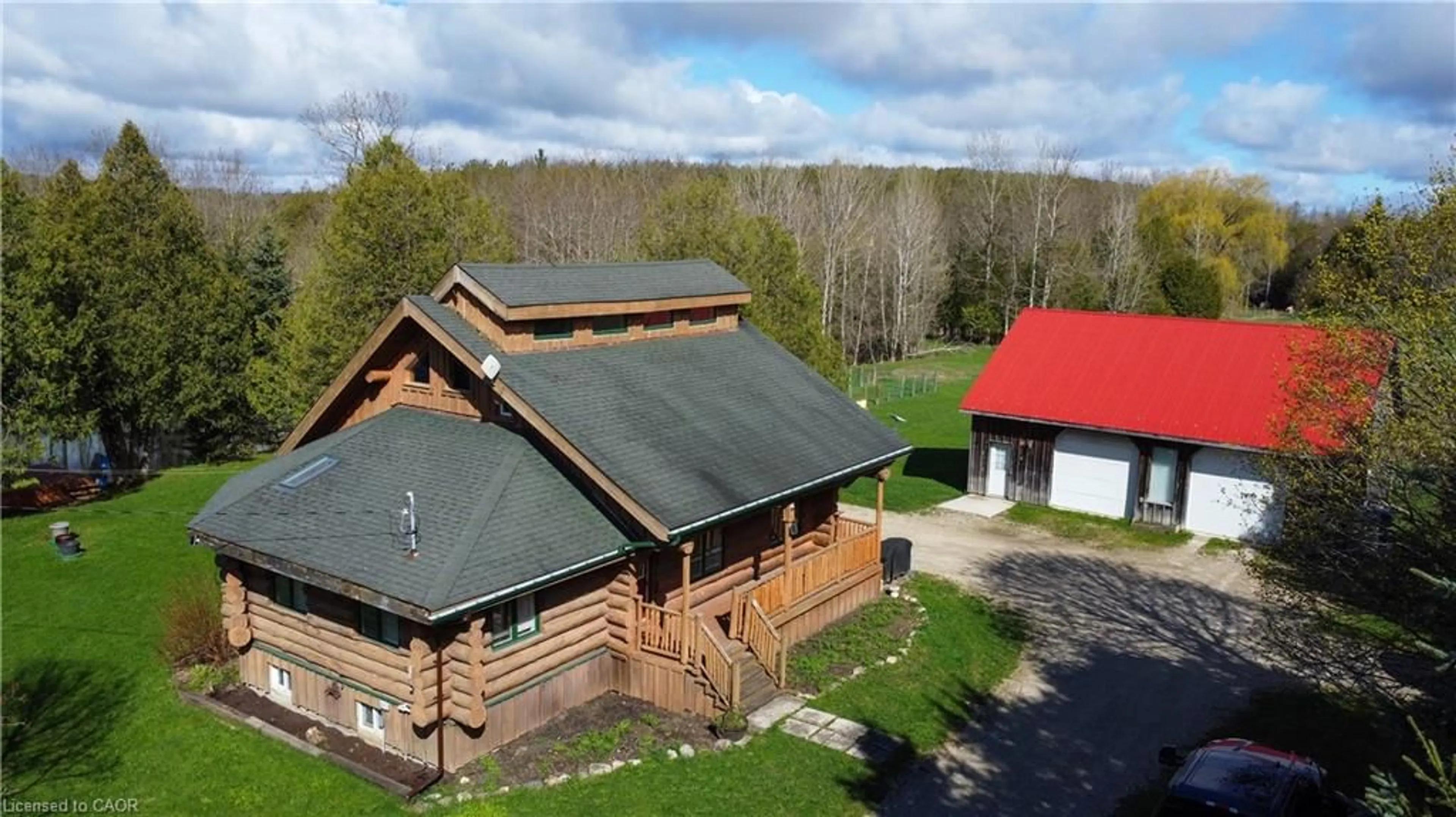 A pic from outside/outdoor area/front of a property/back of a property/a pic from drone, building for 312302 Highway 6, Ayton Ontario N0G 1C0