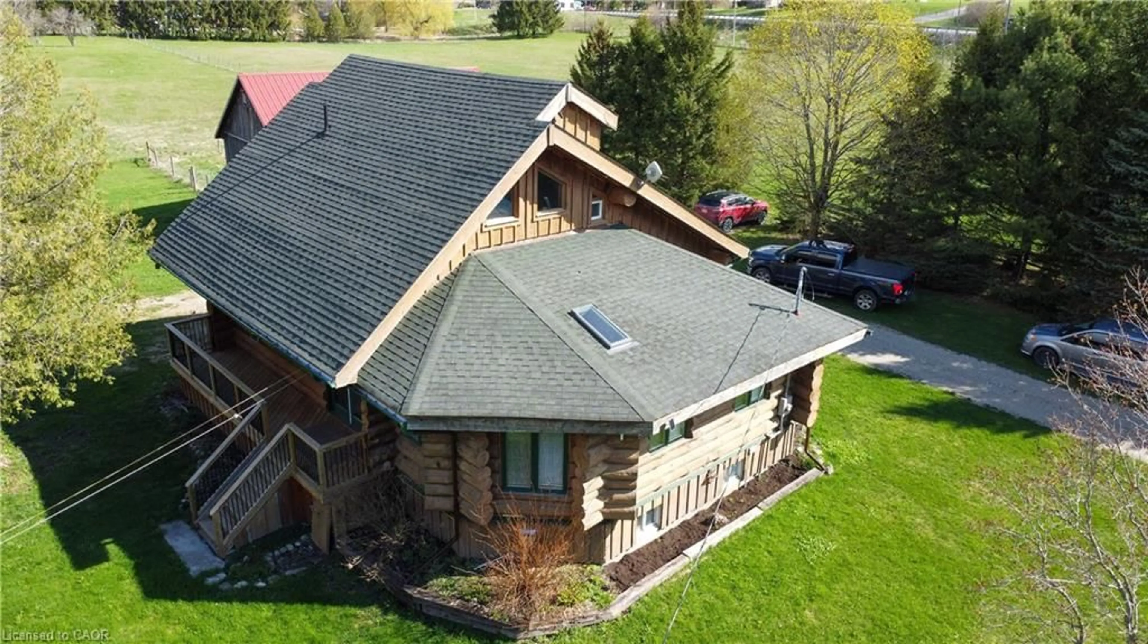 A pic from outside/outdoor area/front of a property/back of a property/a pic from drone, building for 312302 Highway 6, Ayton Ontario N0G 1C0