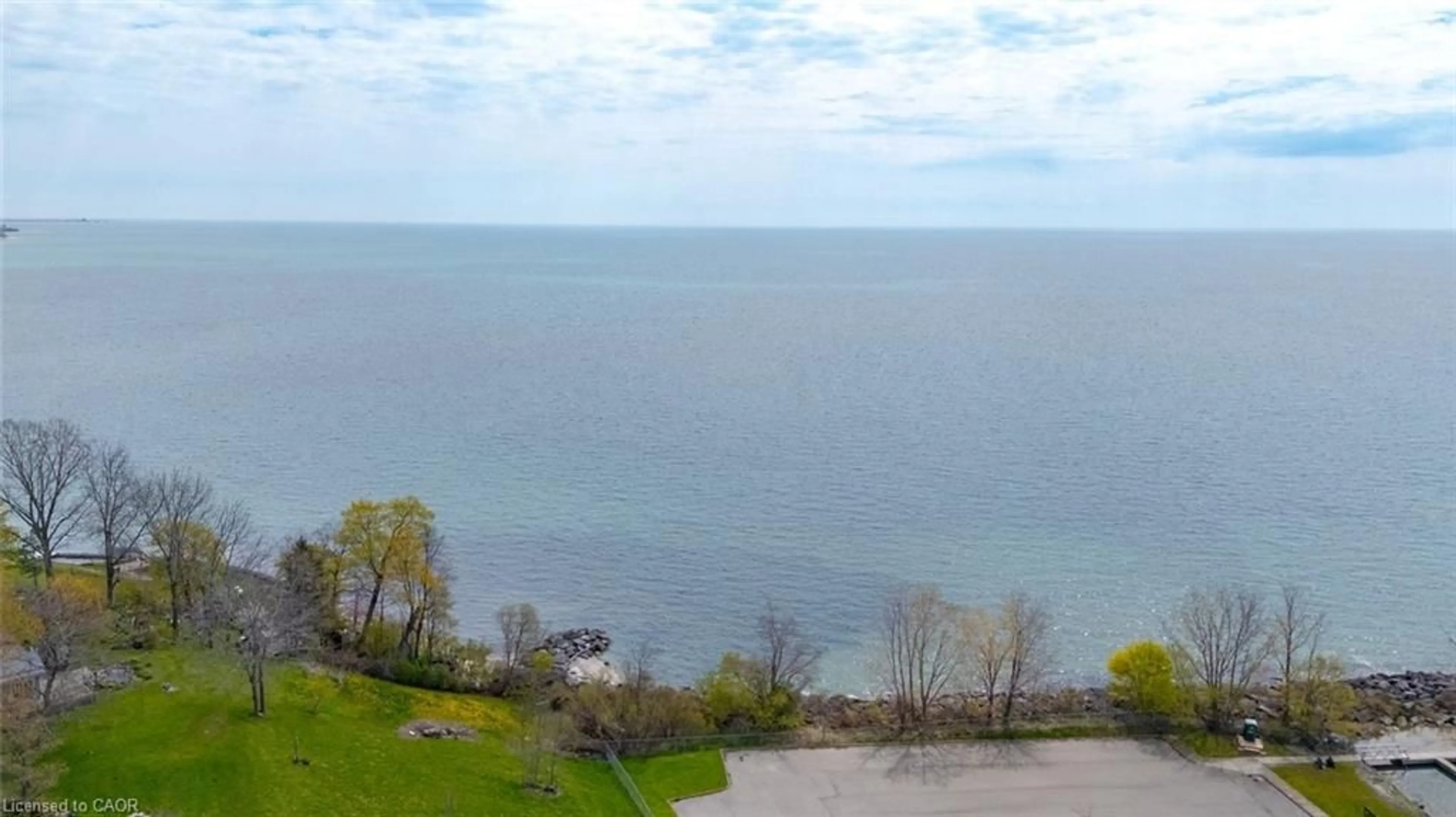 A pic from outside/outdoor area/front of a property/back of a property/a pic from drone, water/lake/river/ocean view for 2039 Erie St, Port Dover Ontario N0A 1N7