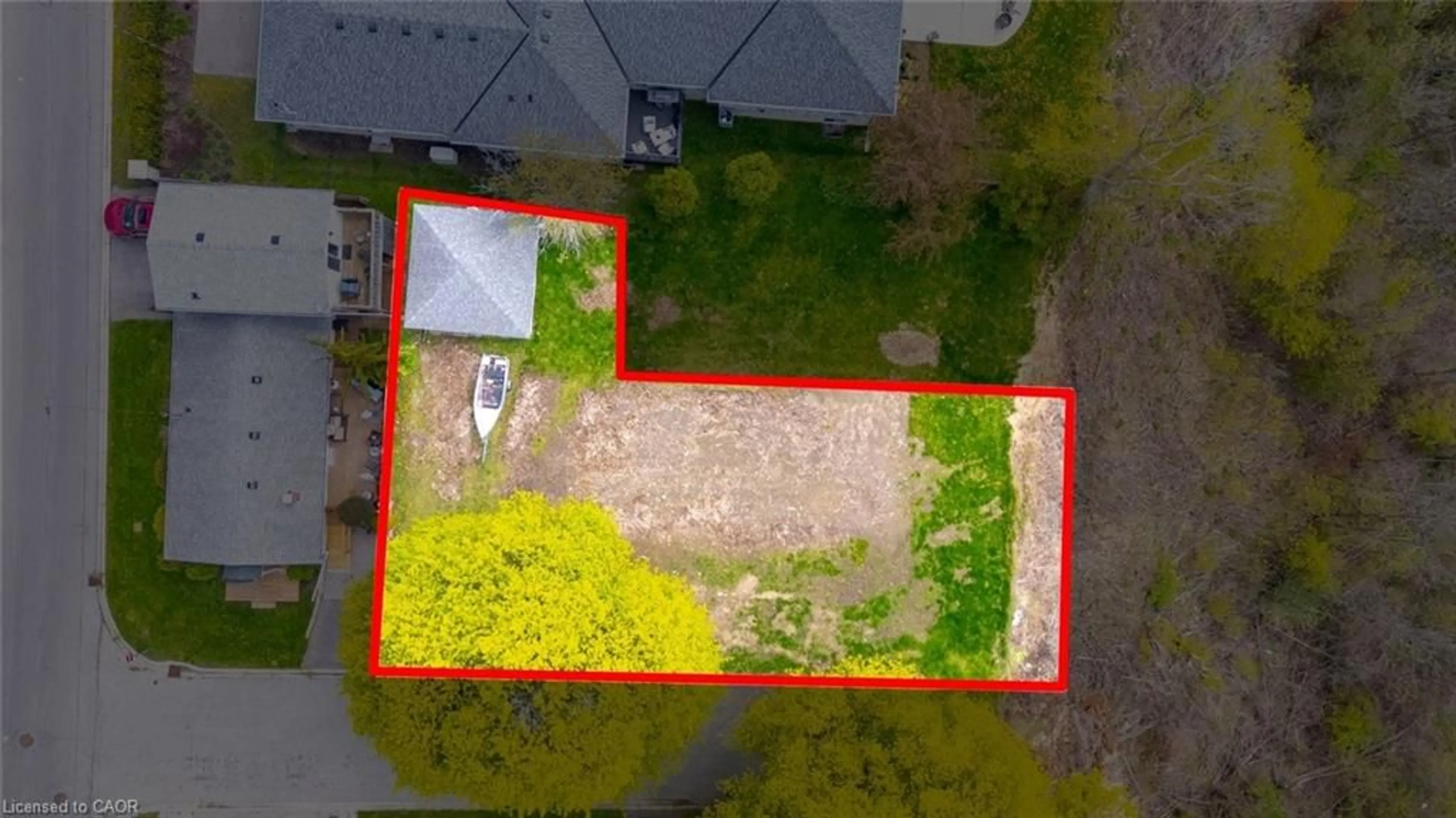 A pic from outside/outdoor area/front of a property/back of a property/a pic from drone, street for 2039 Erie St, Port Dover Ontario N0A 1N7