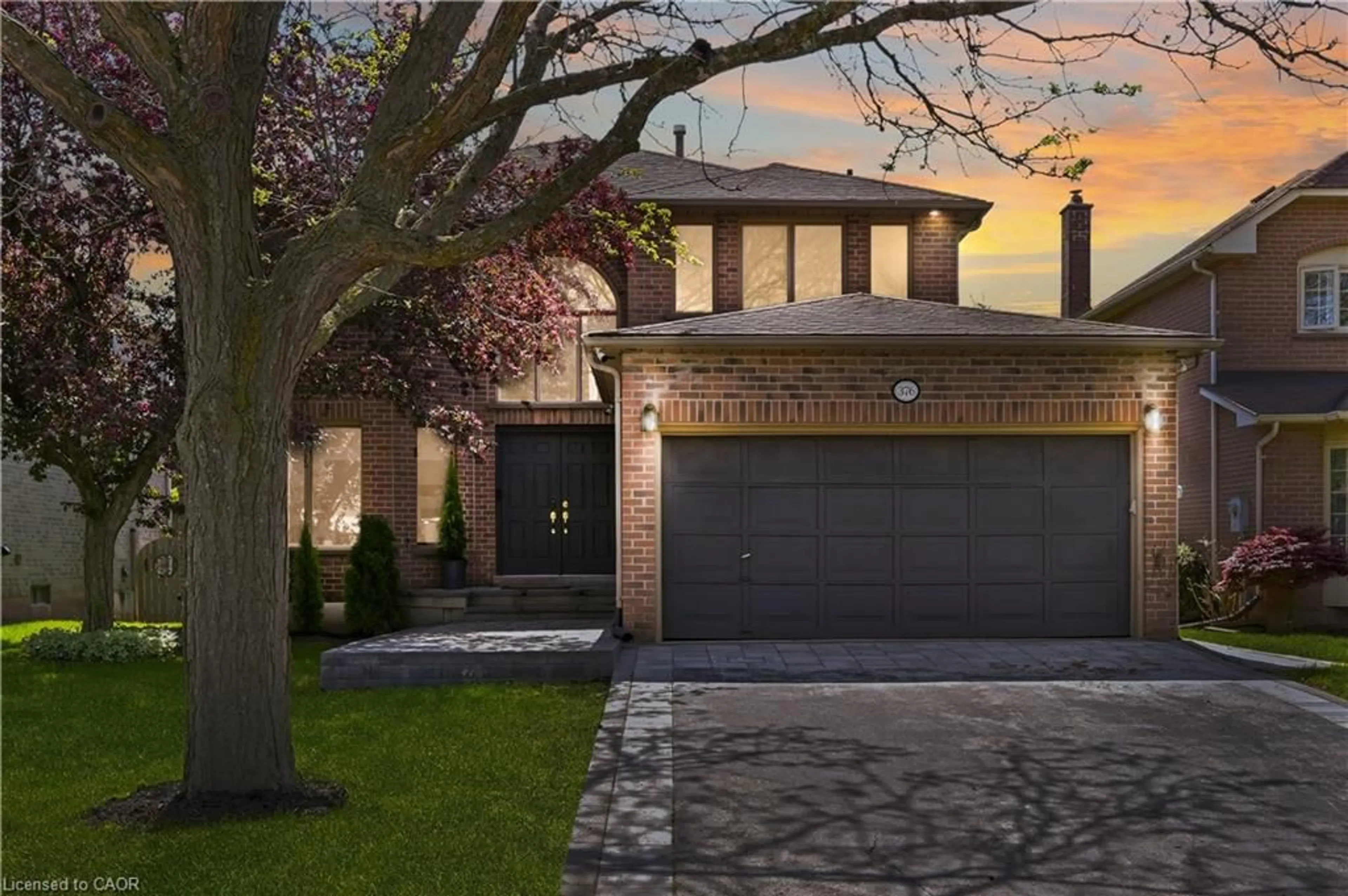 Home with brick exterior material, street for 376 Carrier Lane, Oakville Ontario L6H 5E9