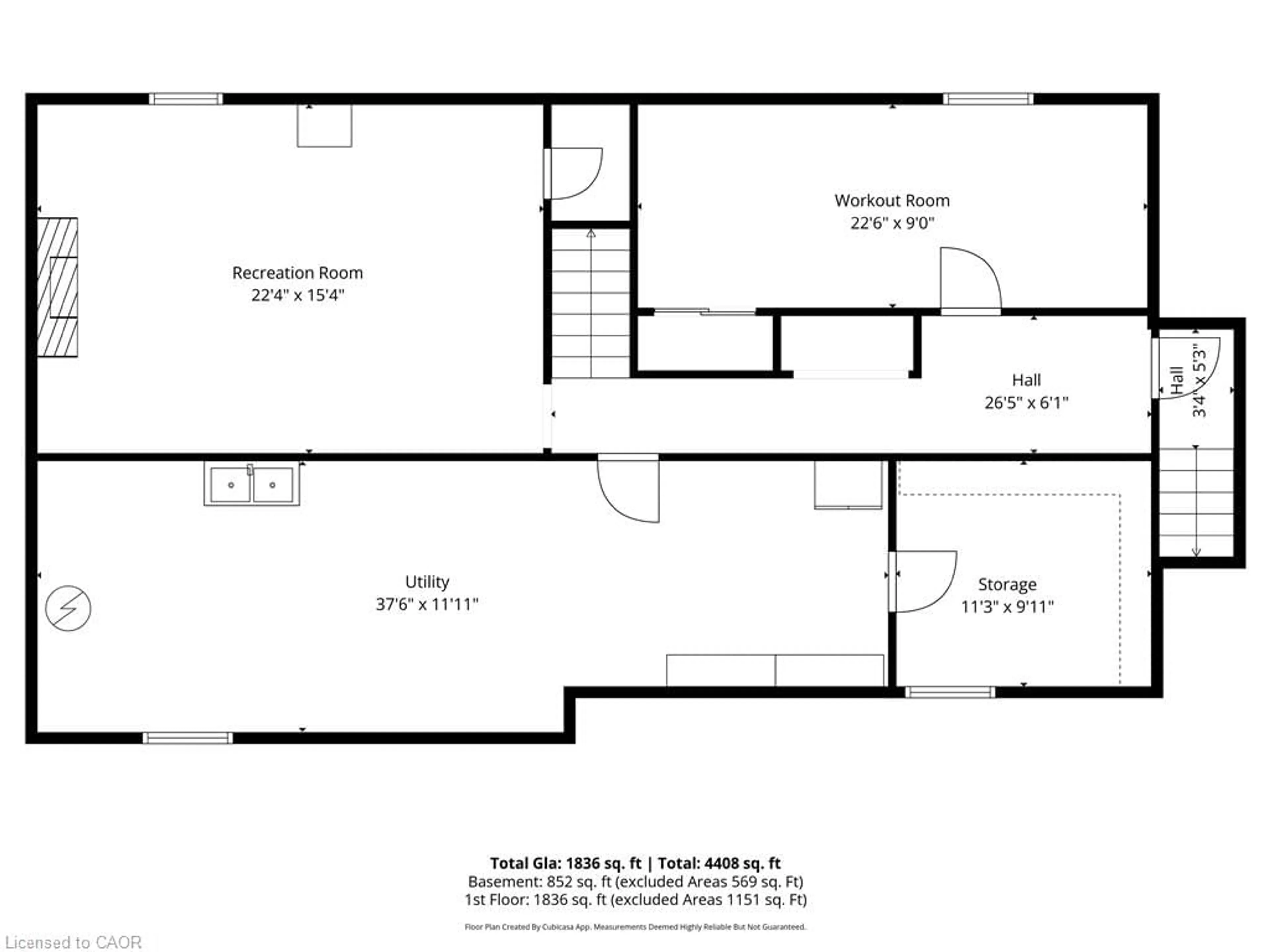 Floor plan for 890 3rd Concession Rd, Port Rowan Ontario N0E 1M0
