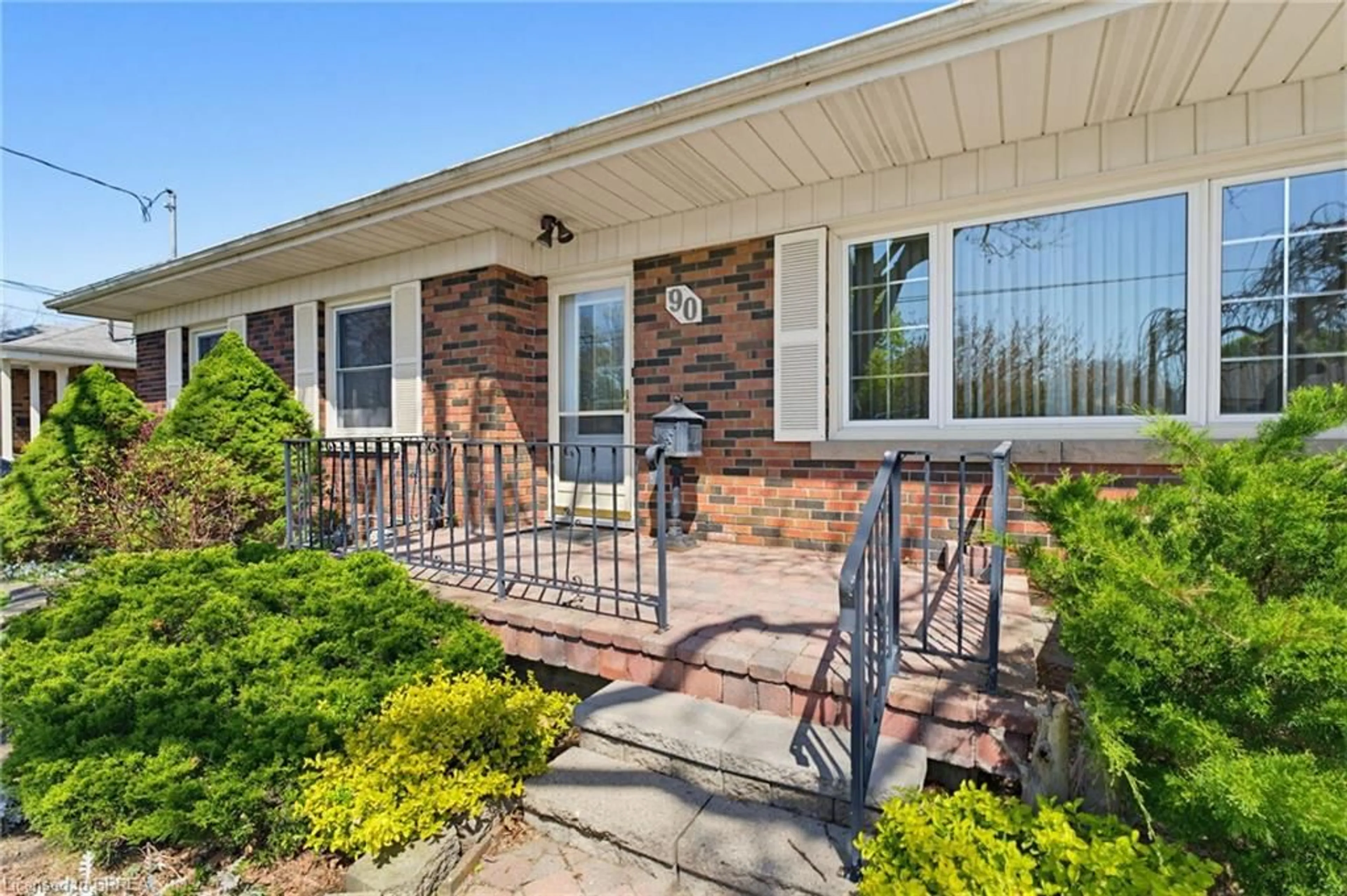 Home with brick exterior material, street for 90 Henderson Ave, Brantford Ontario N3R 4V9