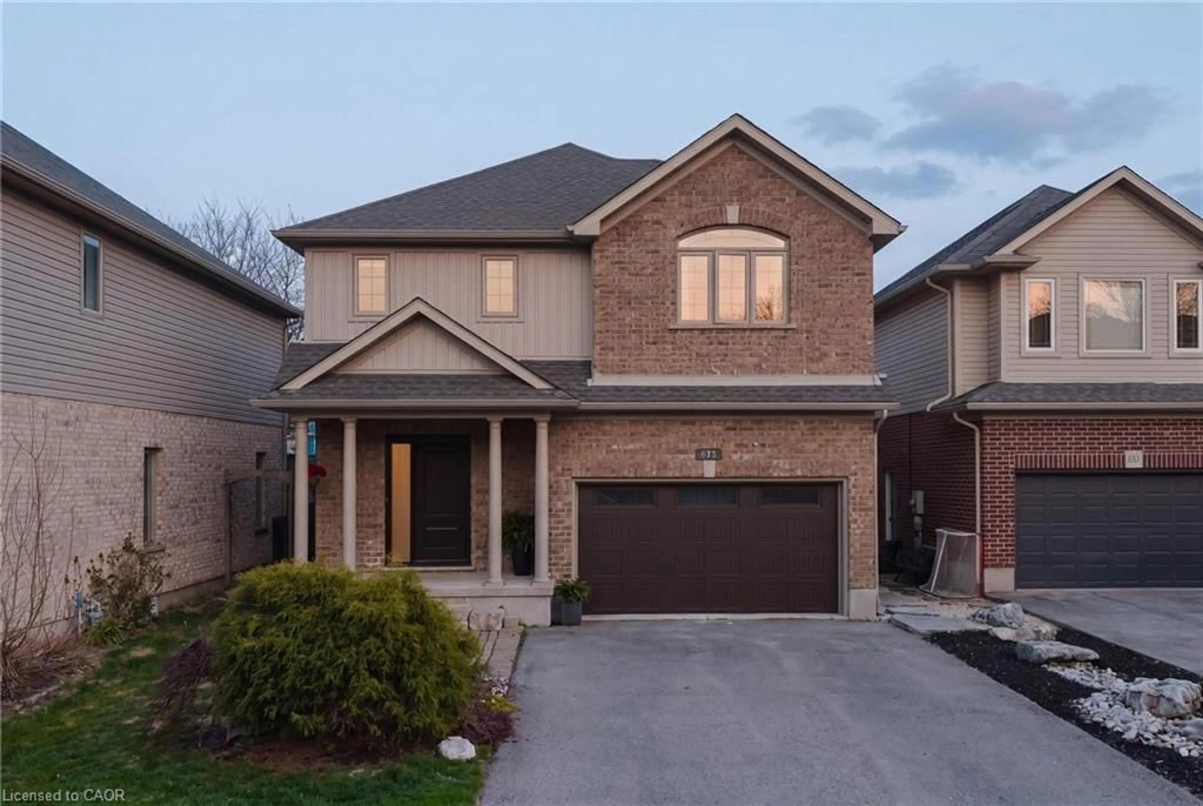 Home with brick exterior material, street for 631 Woodlawn Pl, Waterloo Ontario N2T 0A1