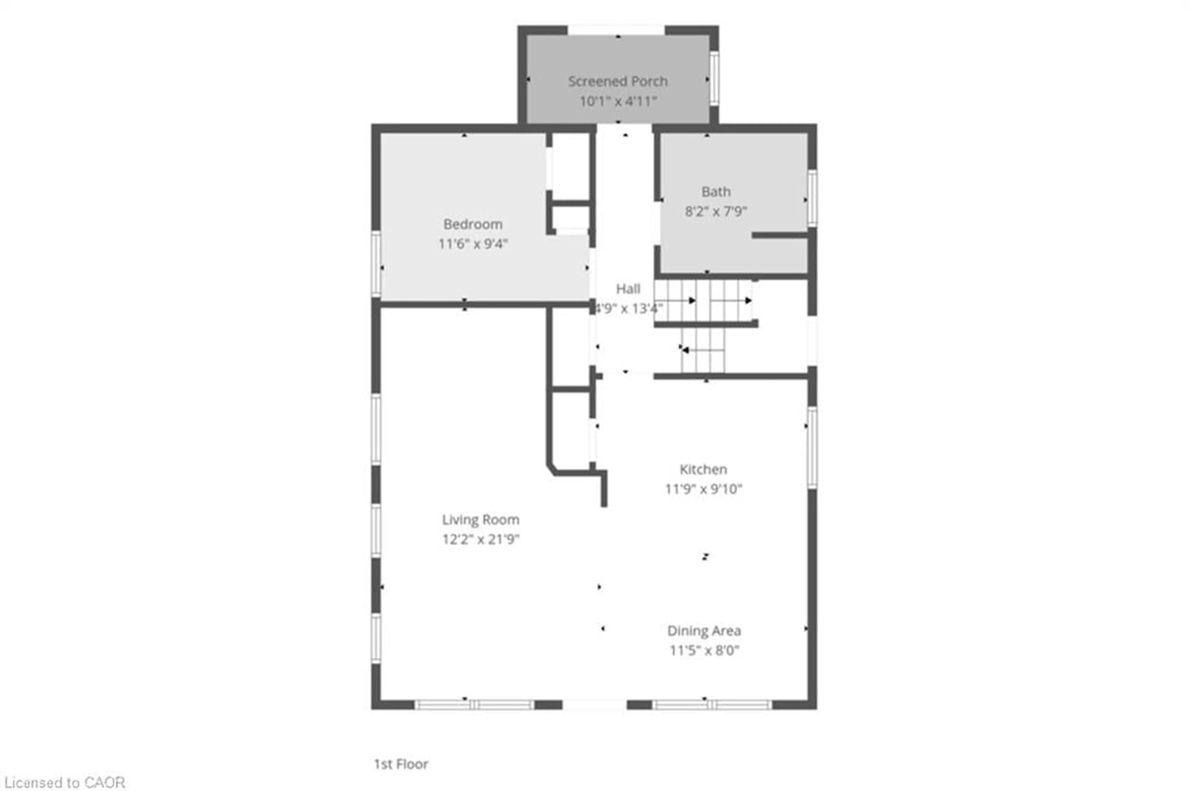 Floor plan for 125 Main St N St, Halton Hills Ontario L7G 3E5