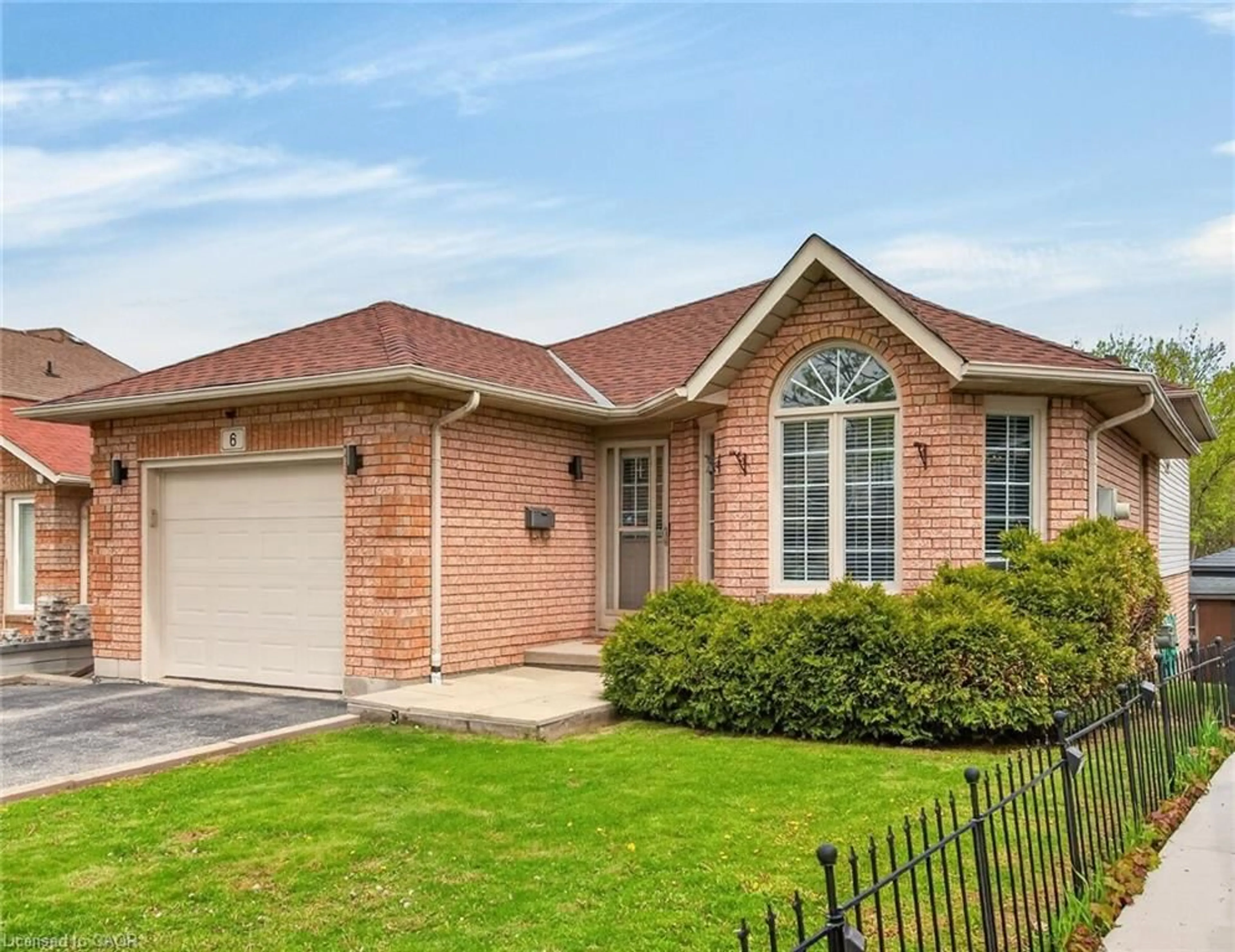 Home with brick exterior material, street for 6 Glenhollow Dr, Stoney Creek Ontario L8J 3R8