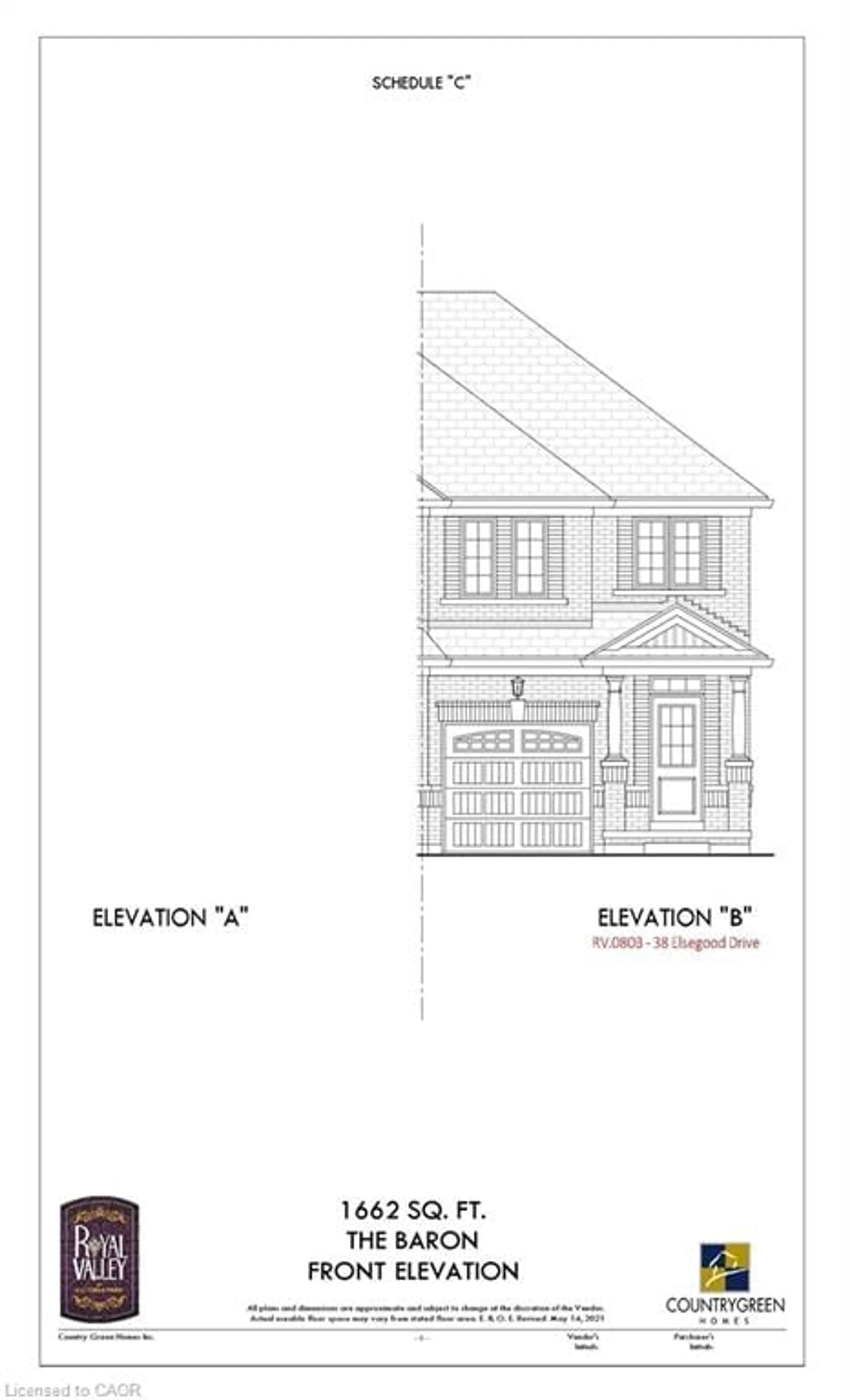 Floor plan for 38 Elsegood Dr, Guelph Ontario N1L 1B3