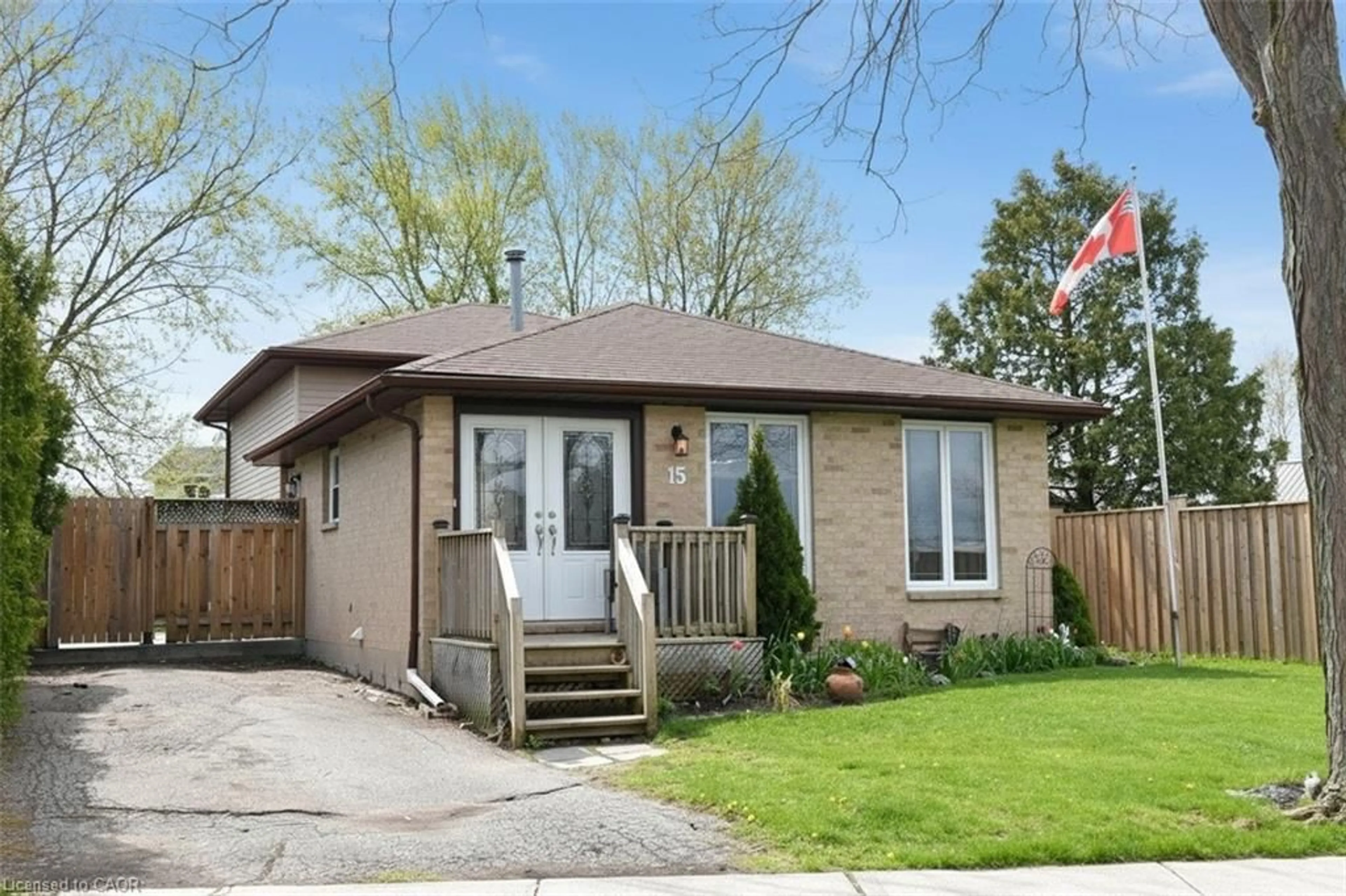 Home with brick exterior material, street for 15 Woodfield Ave, Townsend Ontario N0A 1S0