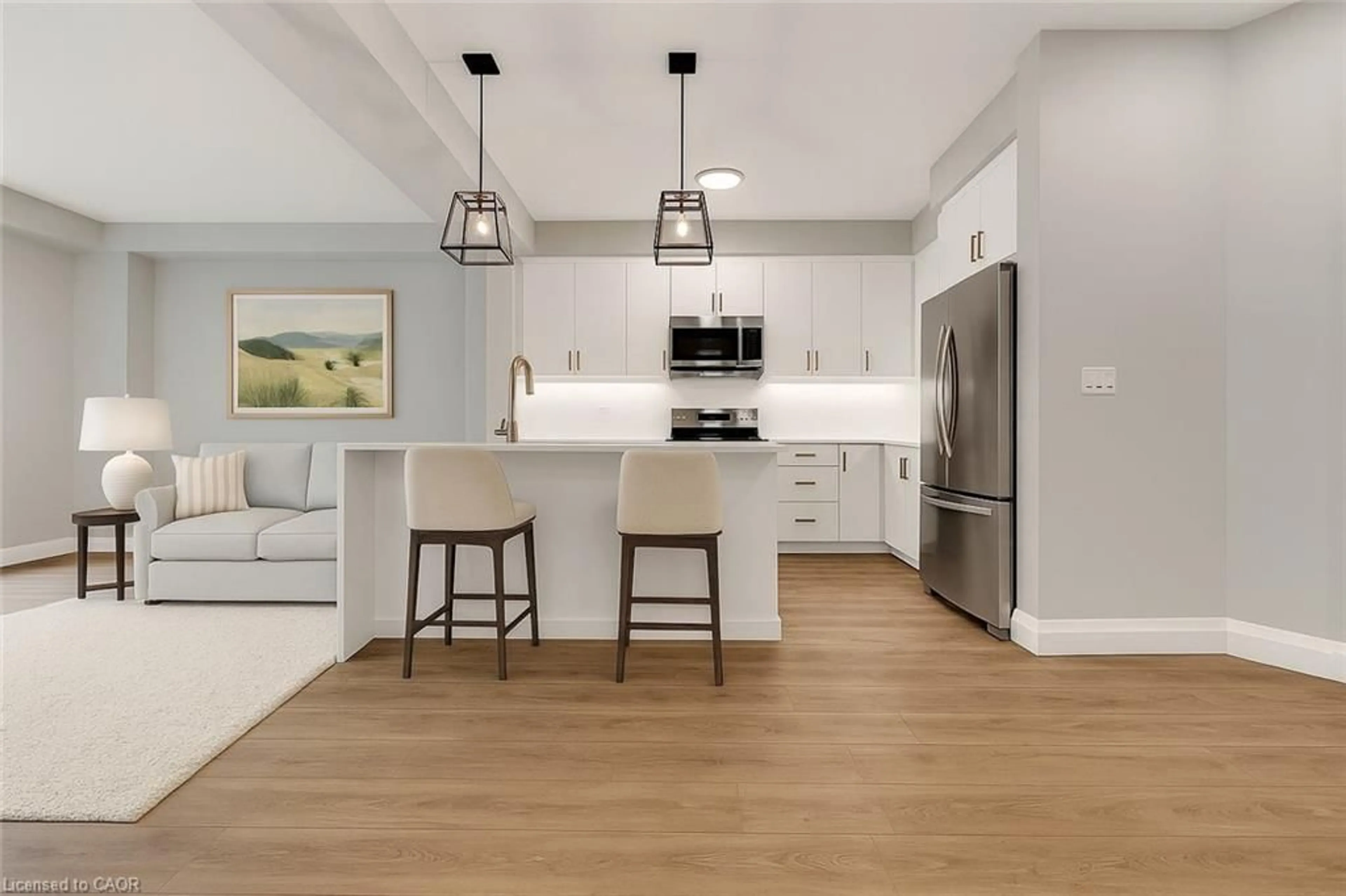 Open concept kitchen, unknown for 143 Elgin St #67, Cambridge Ontario N1R 0E1