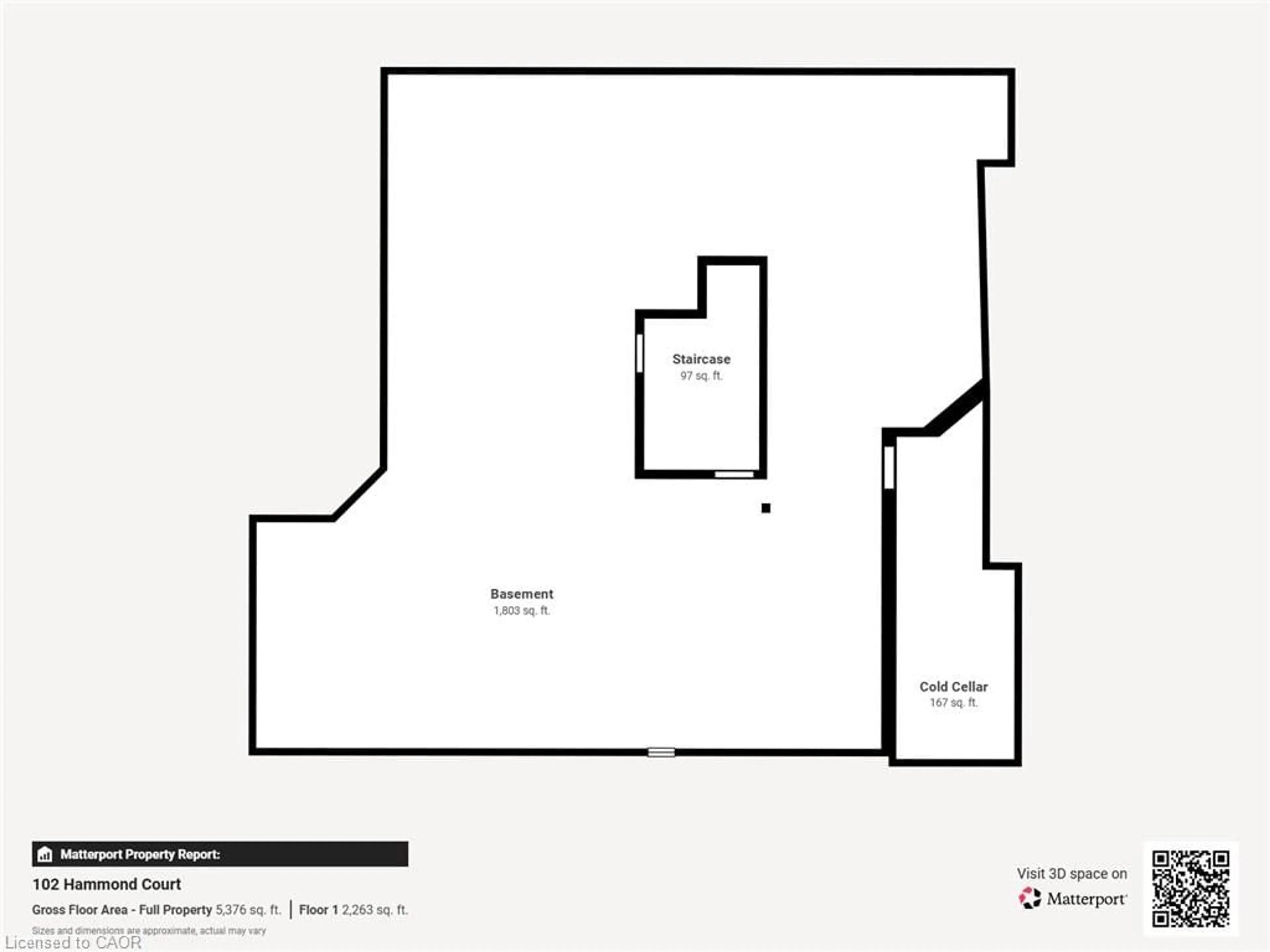 Floor plan for 102 Hammond Cres, Thornbury Ontario N0H 2P0