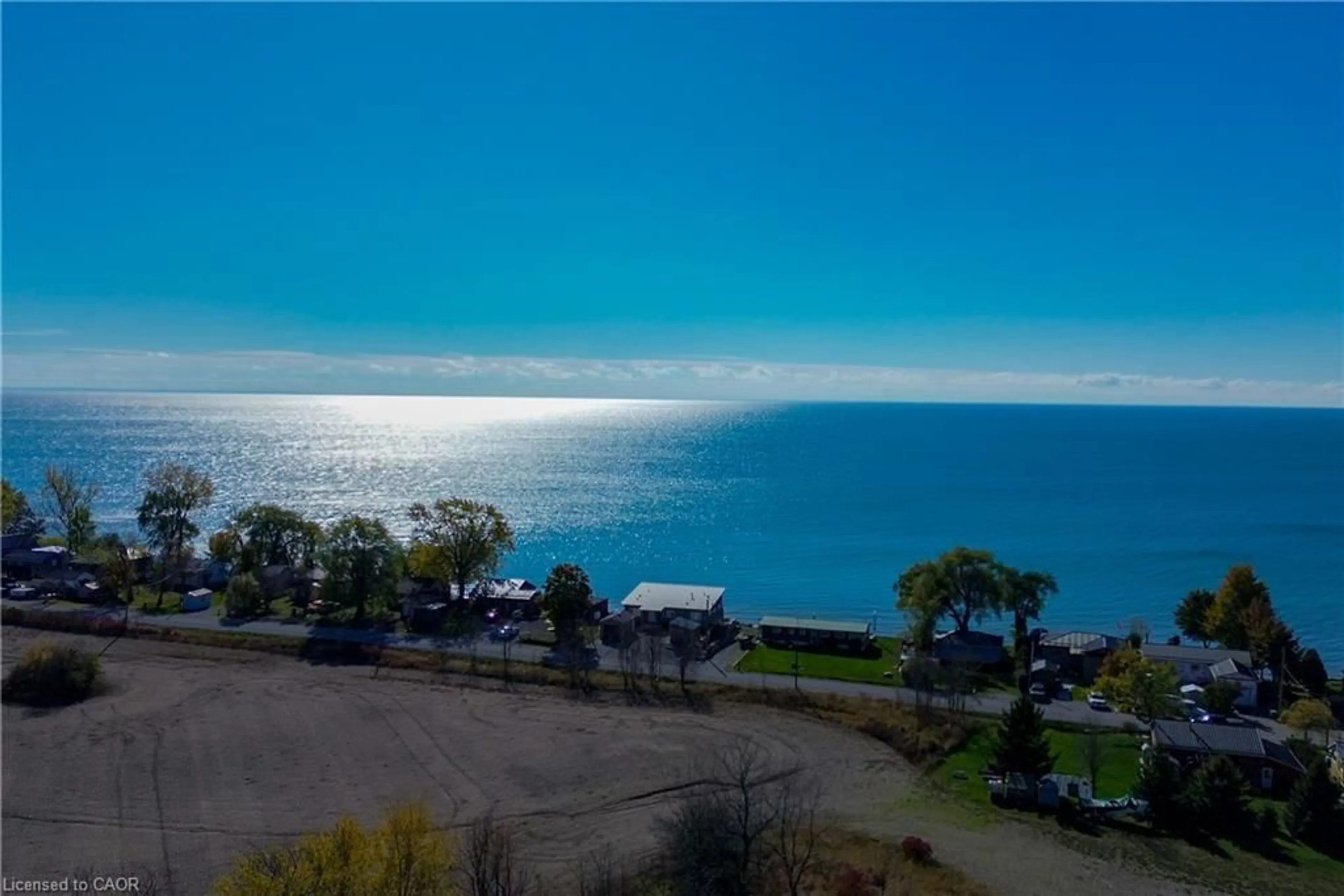 A pic from outside/outdoor area/front of a property/back of a property/a pic from drone, water/lake/river/ocean view for 370 South Coast Dr, Nanticoke Ontario N0A 1L0