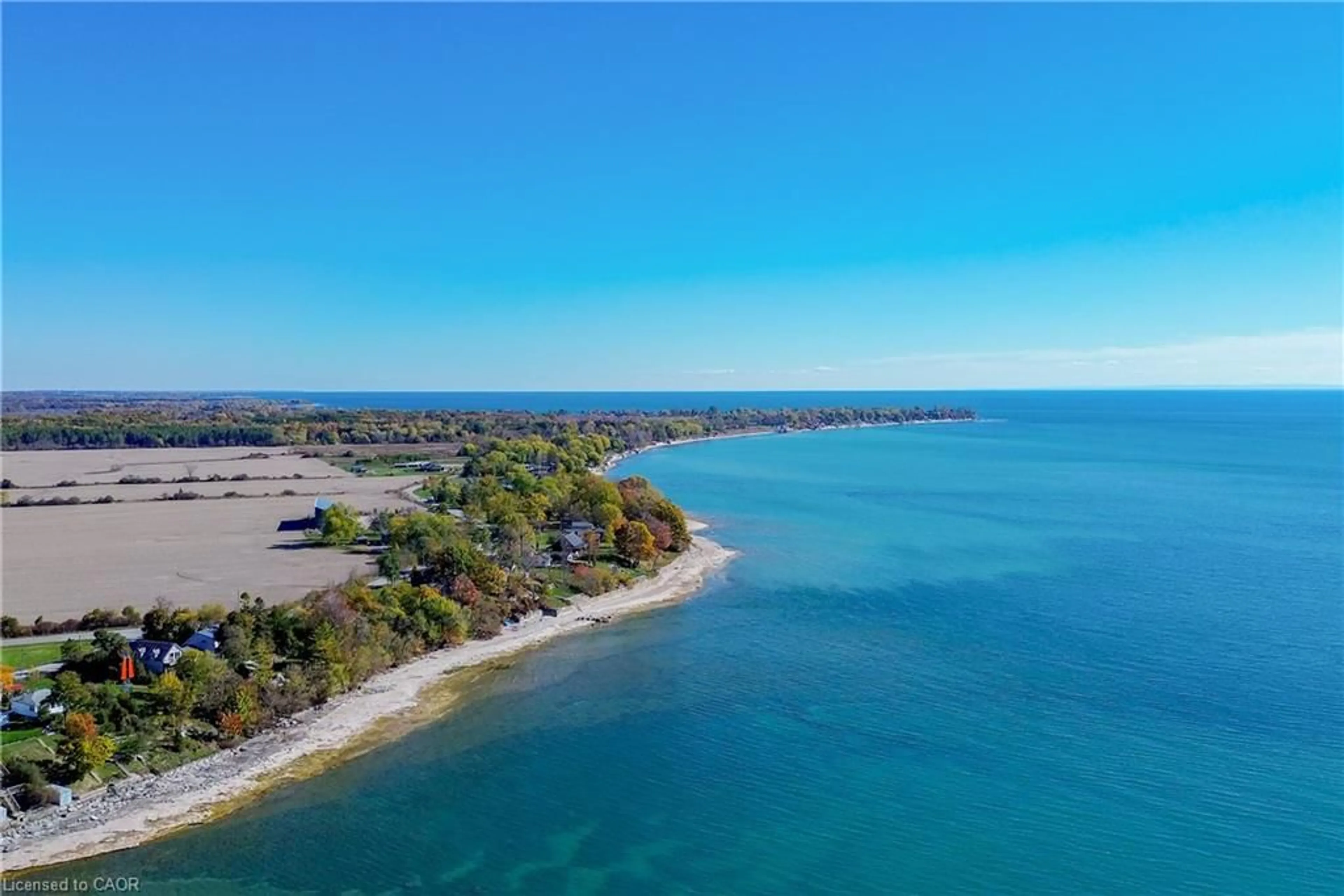 A pic from outside/outdoor area/front of a property/back of a property/a pic from drone, water/lake/river/ocean view for 370 South Coast Dr, Nanticoke Ontario N0A 1L0