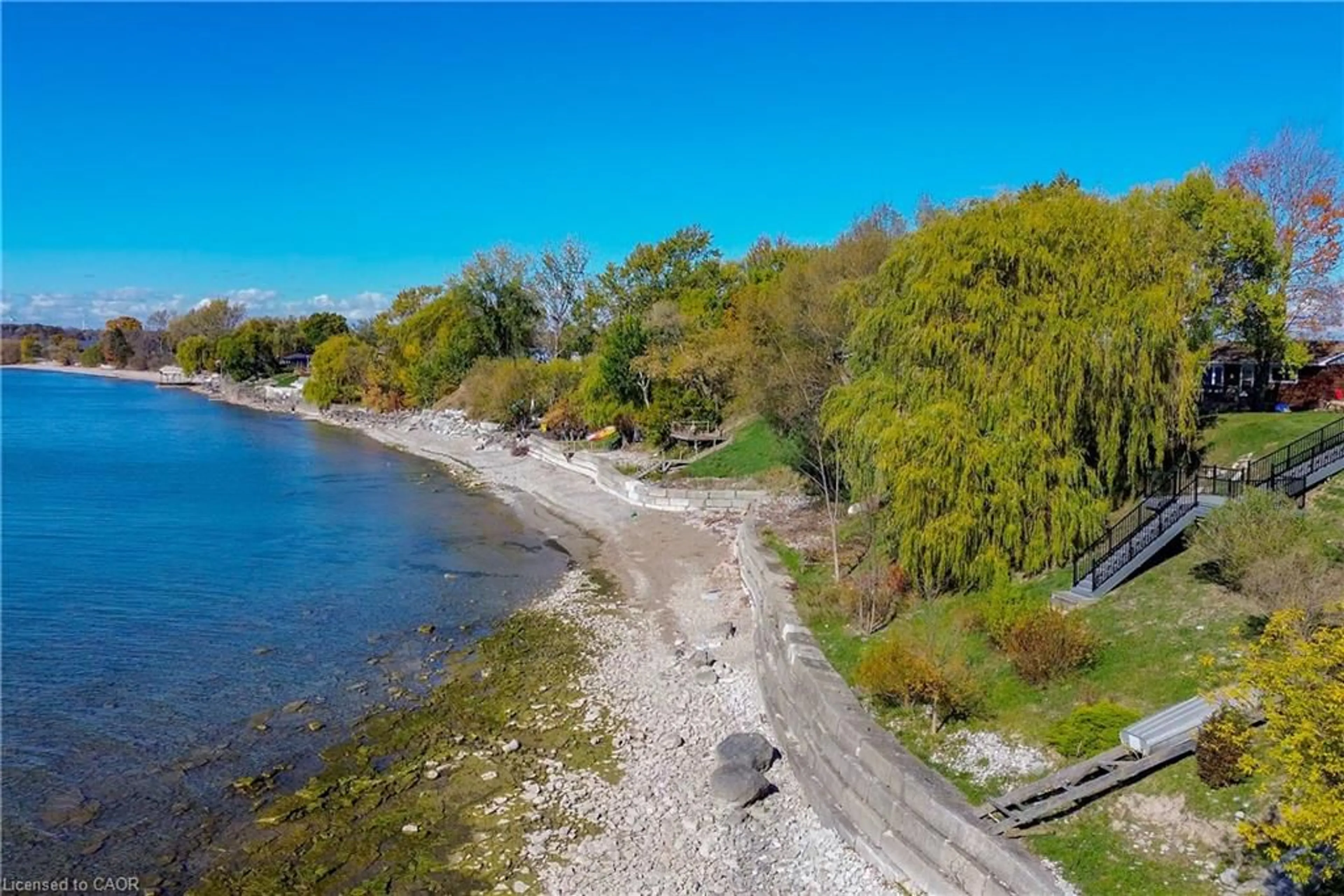 A pic from outside/outdoor area/front of a property/back of a property/a pic from drone, water/lake/river/ocean view for 370 South Coast Dr, Nanticoke Ontario N0A 1L0