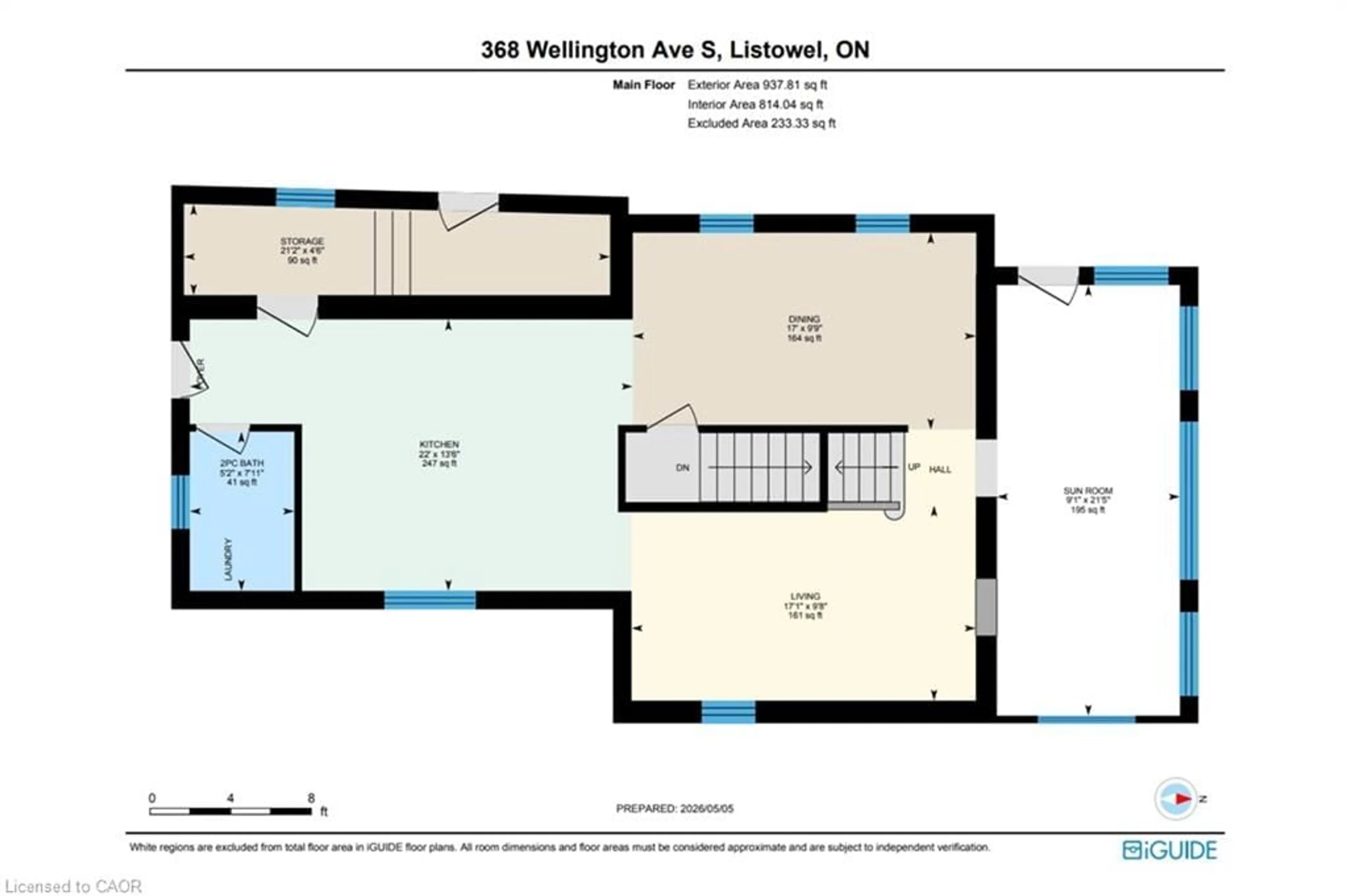 Floor plan for 368 Wellington Ave, Listowel Ontario N4W 2J2