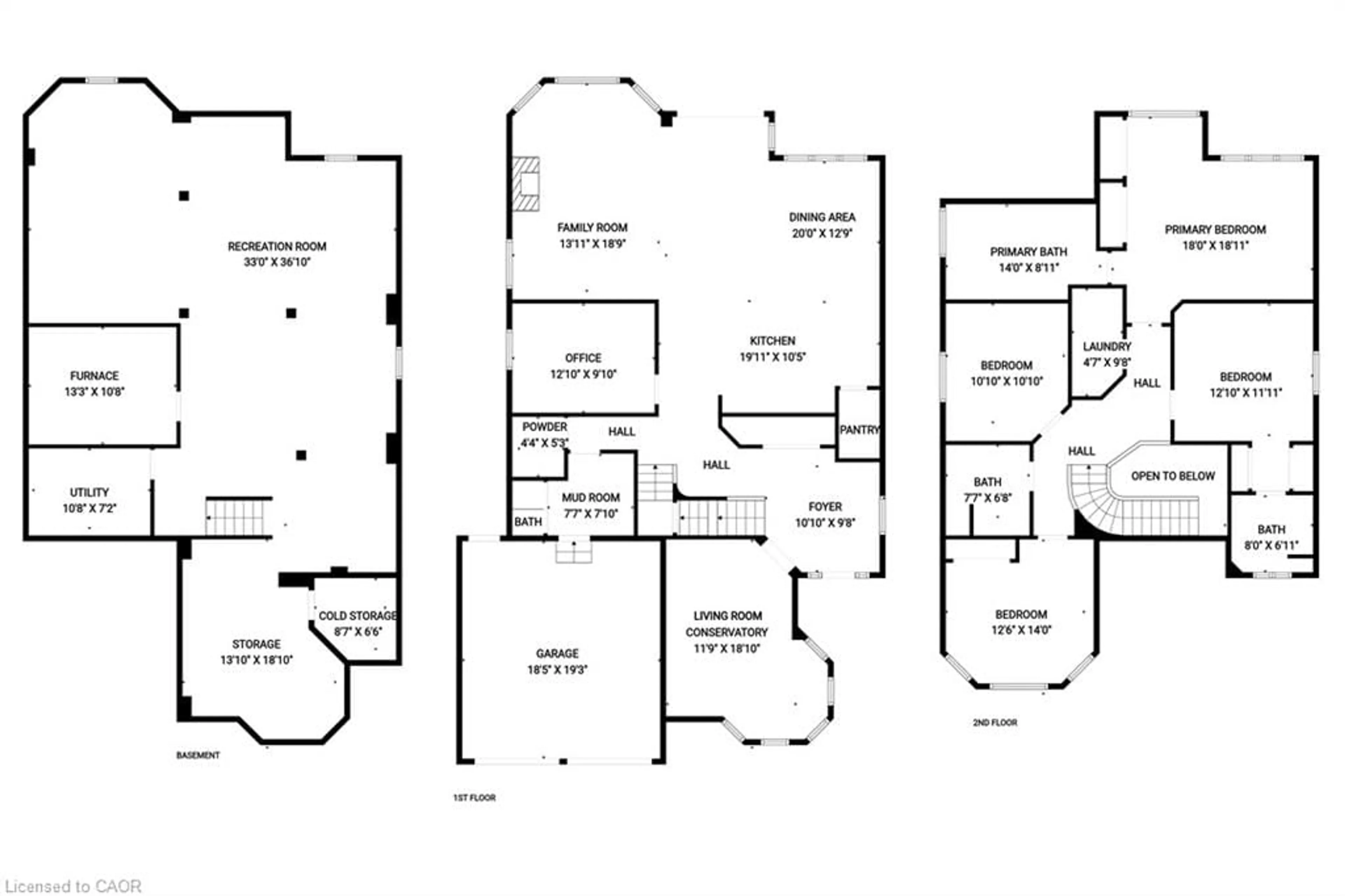 Floor plan for 178 Valmont Crt, Ancaster Ontario L9G 5A1