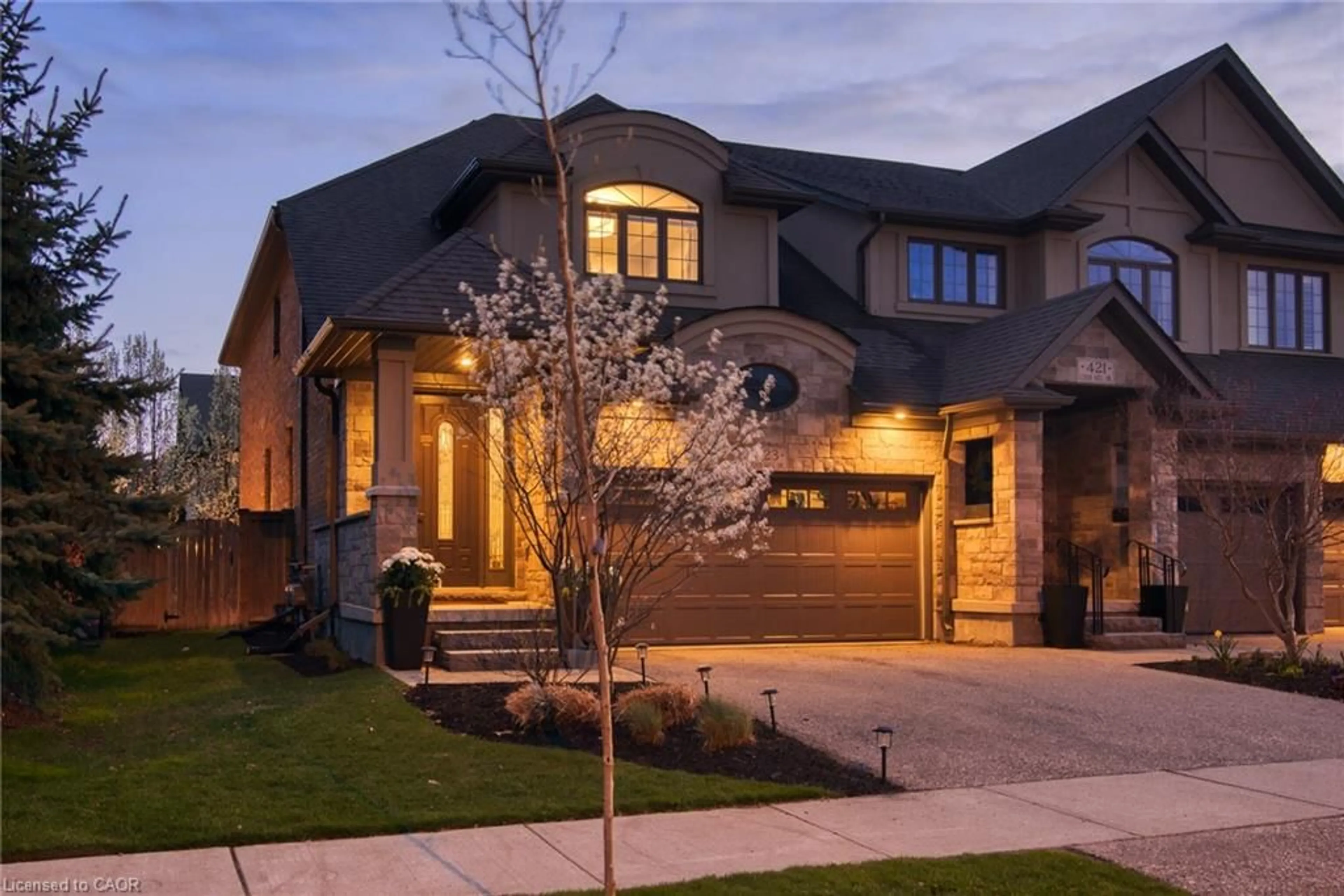 Home with brick exterior material, street for 423 Cider Mill Dr, Waterloo Ontario N2K 0C9