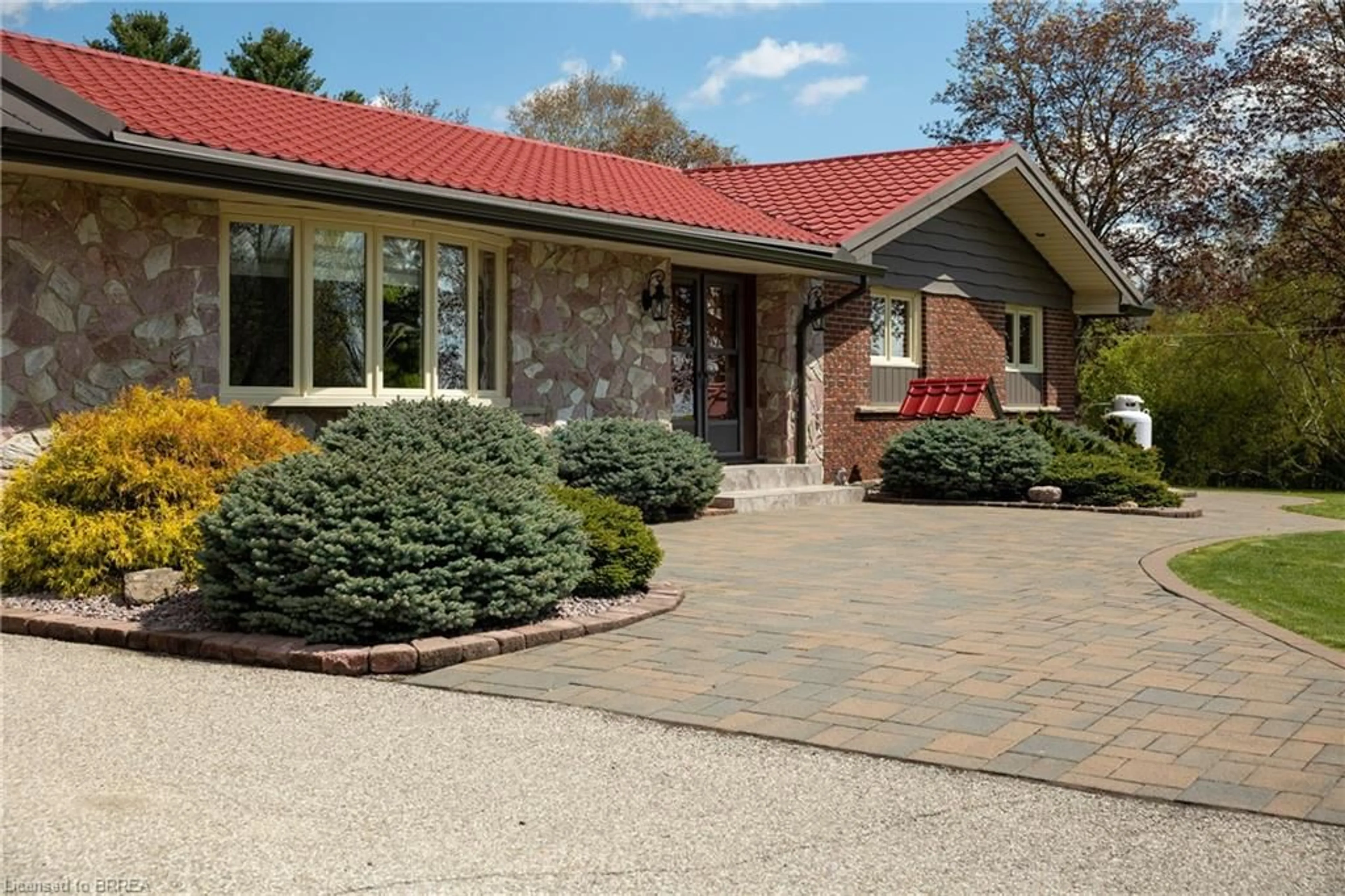 Home with brick exterior material, street for 473 German School Rd, Paris Ontario N3L 3E1