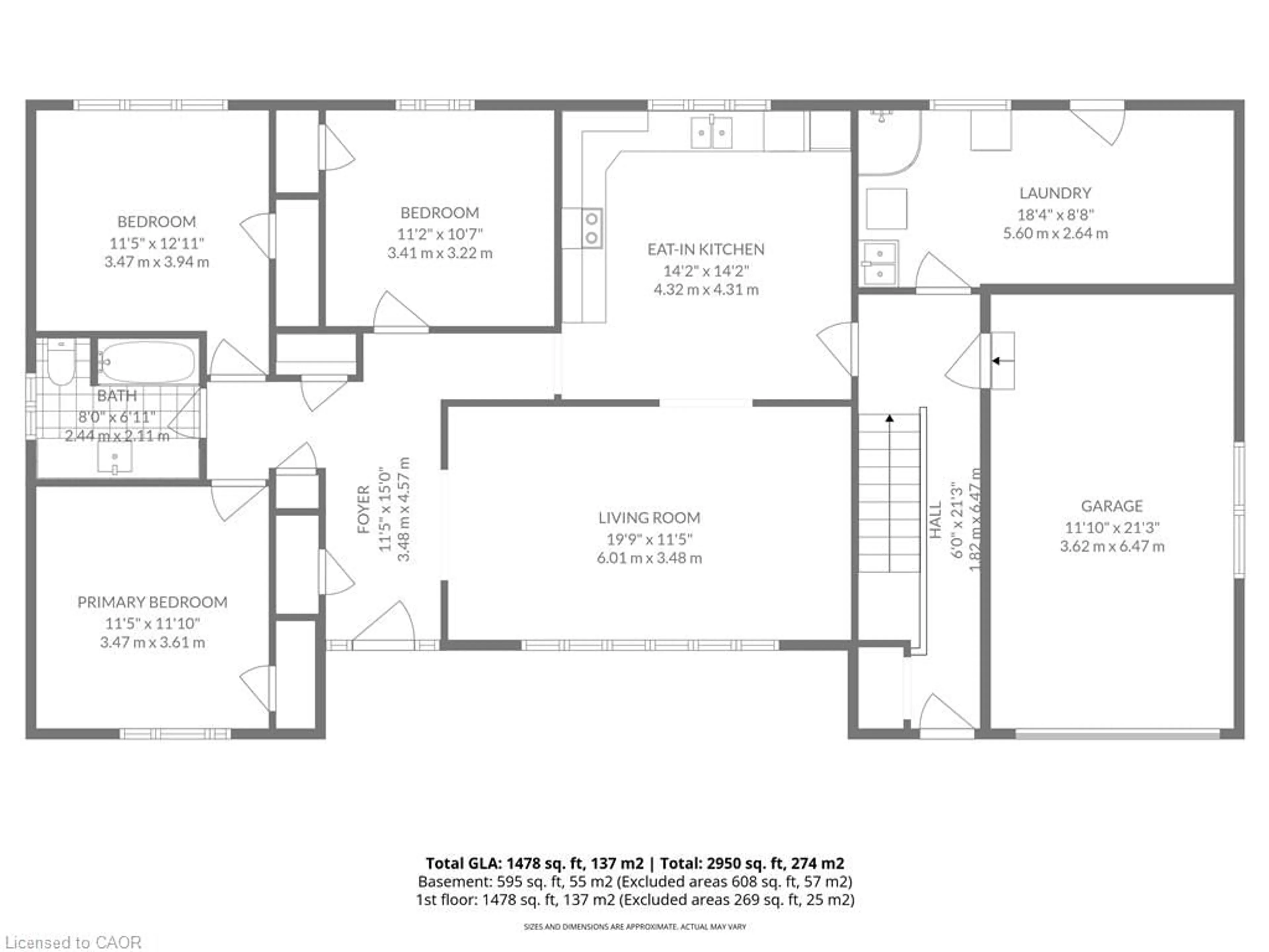 Floor plan for 256 Montclair Cres, Waterford Ontario N0E 1Y0