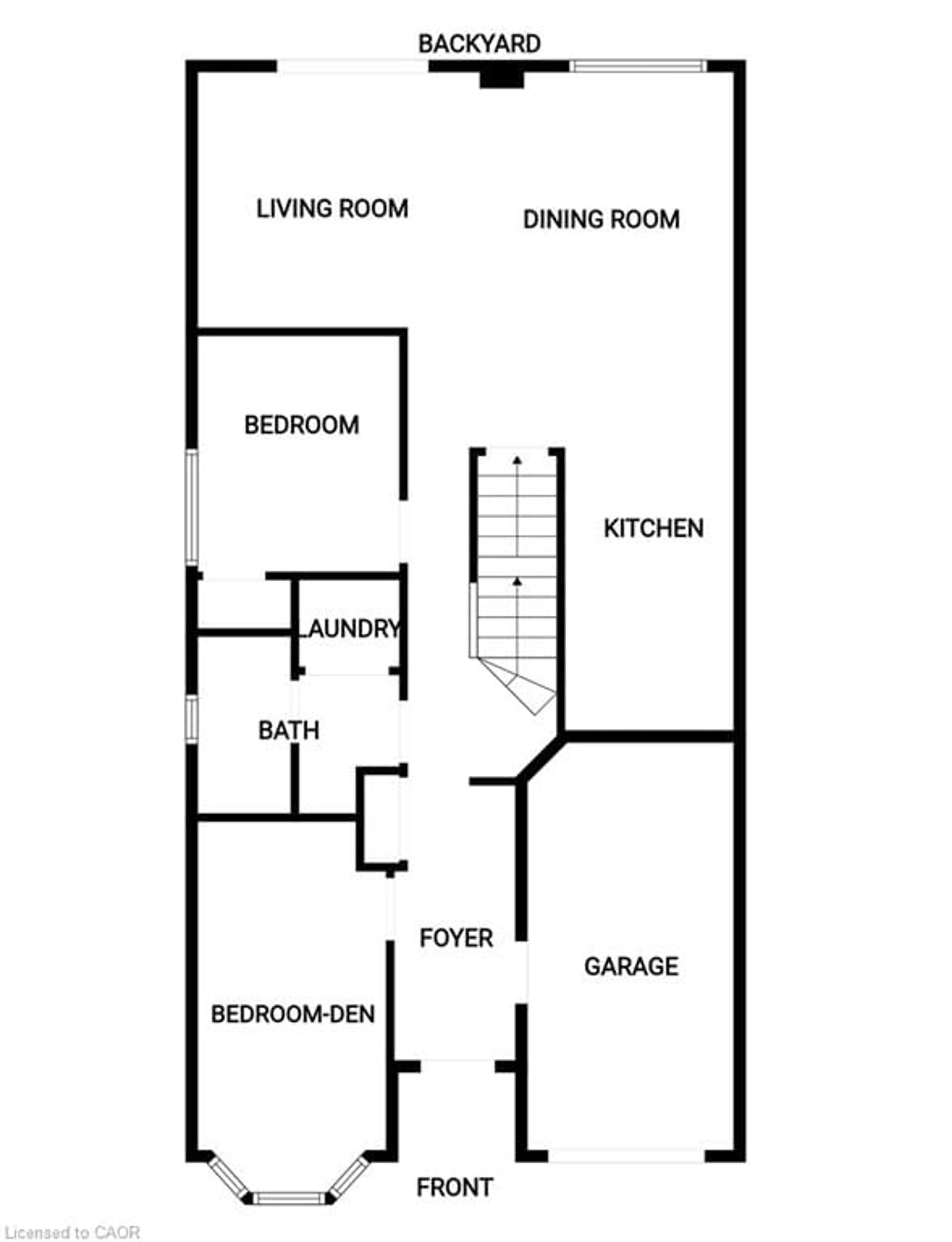 Floor plan for 320 Hamilton Dr #4, Ancaster Ontario L9G 4W6