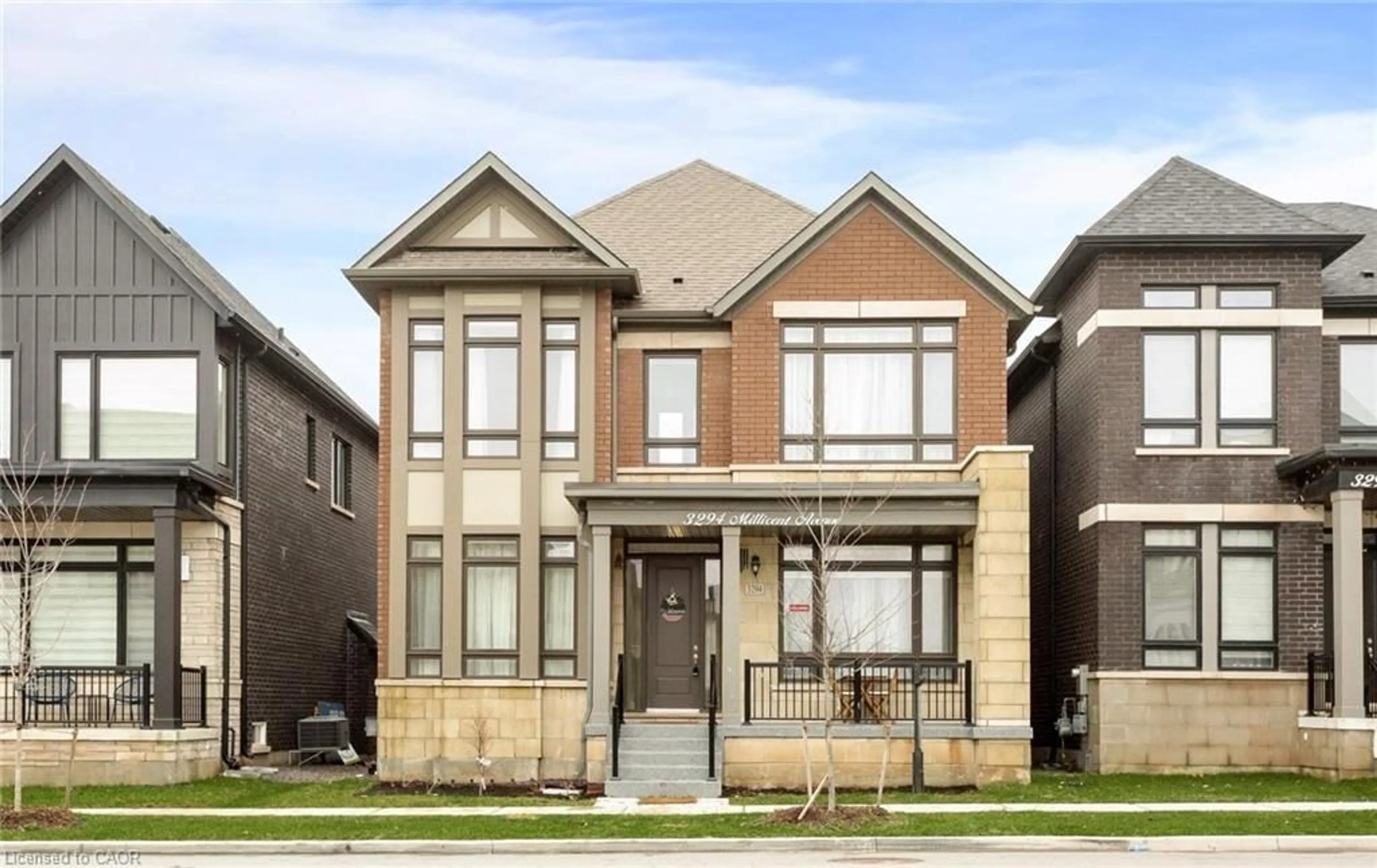 Home with brick exterior material, street for 3294 Millicent Ave, Oakville Ontario L6H 0V9