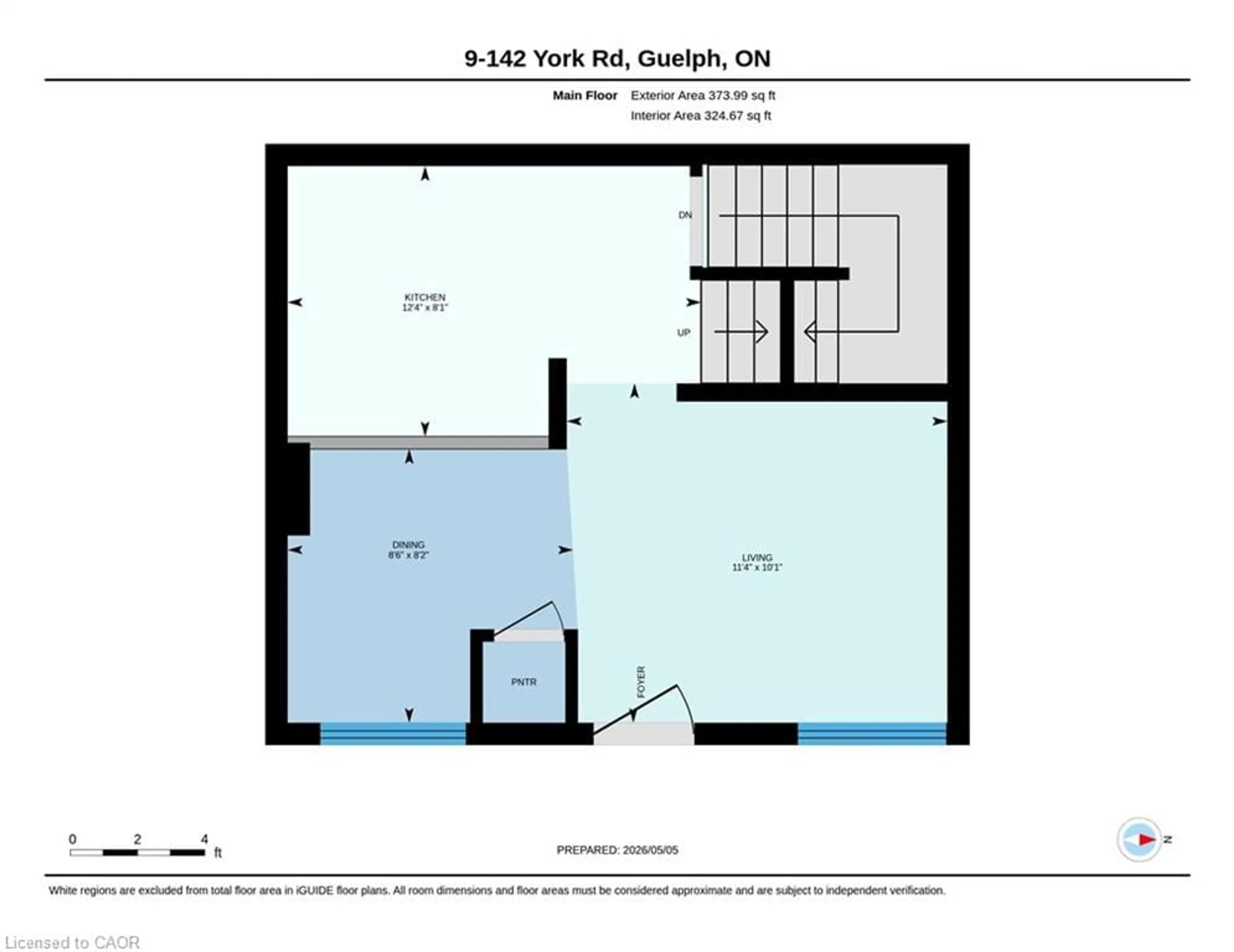Floor plan for 142 York Rd #9, Guelph Ontario N1E 3E9